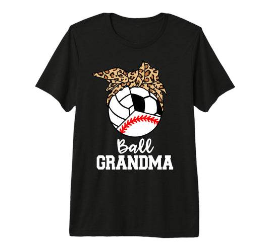 Ball Grandma Baseball Volleyball T-Shirt - Streetwear Style for Adults - T-Shirt, Sweatshirt, Hoodie