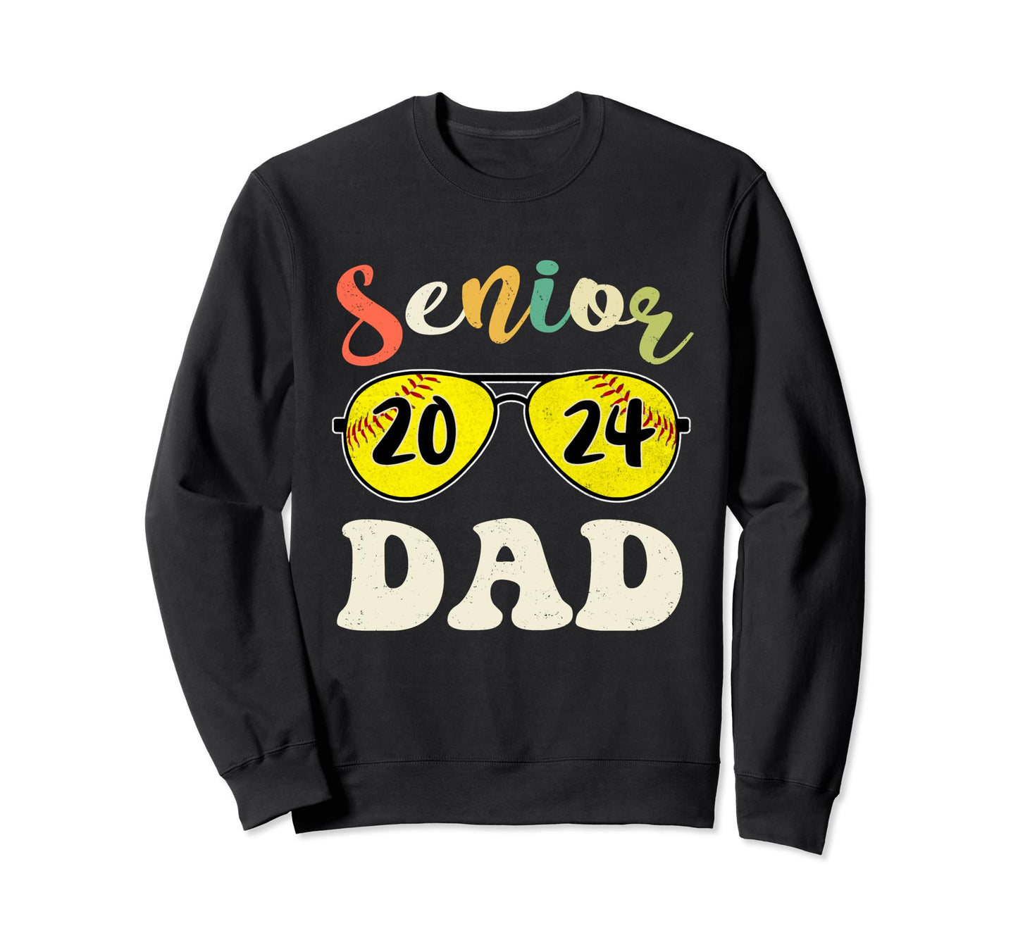 Senior Dad Class 2024 Senior 24 Sweatshirt - Trendy Graphic Men Women - T-Shirt, Sweatshirt, Hoodie