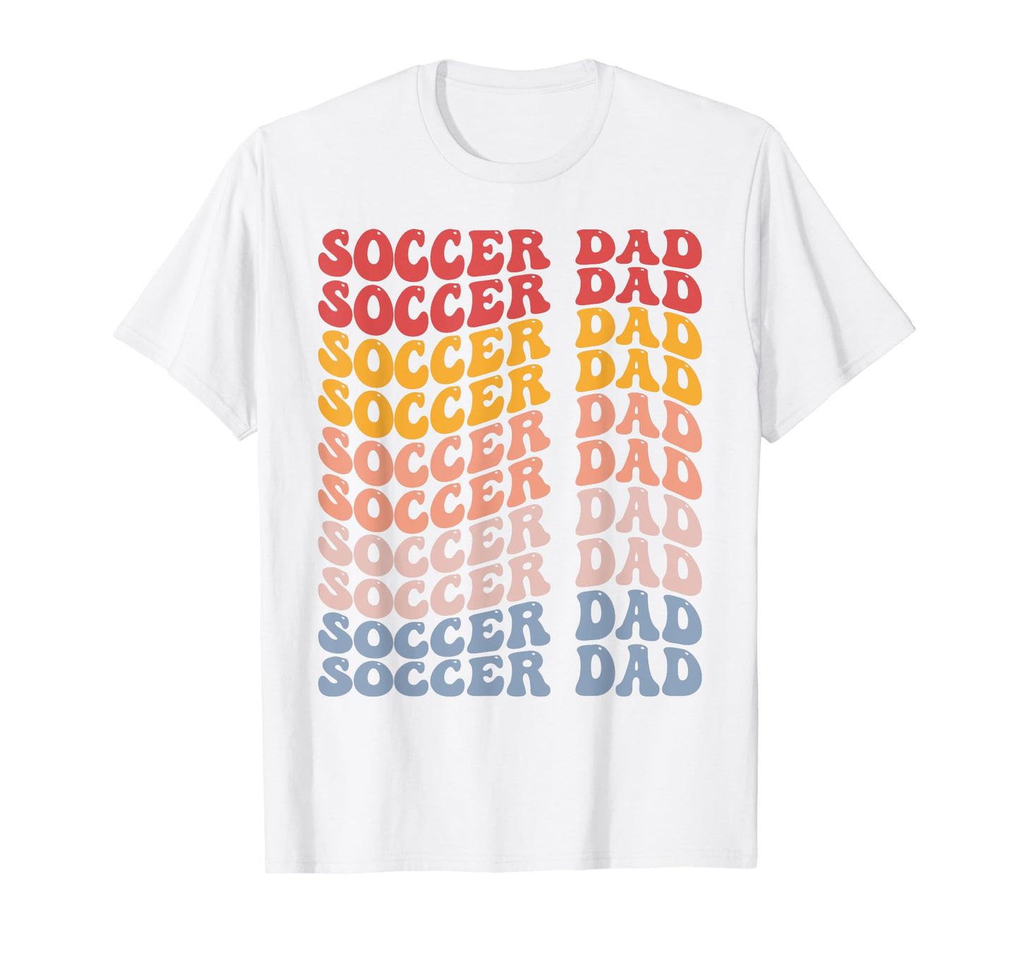 Soccer Dad Groovy Soccer Dad T-Shirt - Novelty Apparel Unisex - T-Shirt, Sweatshirt, Hoodie