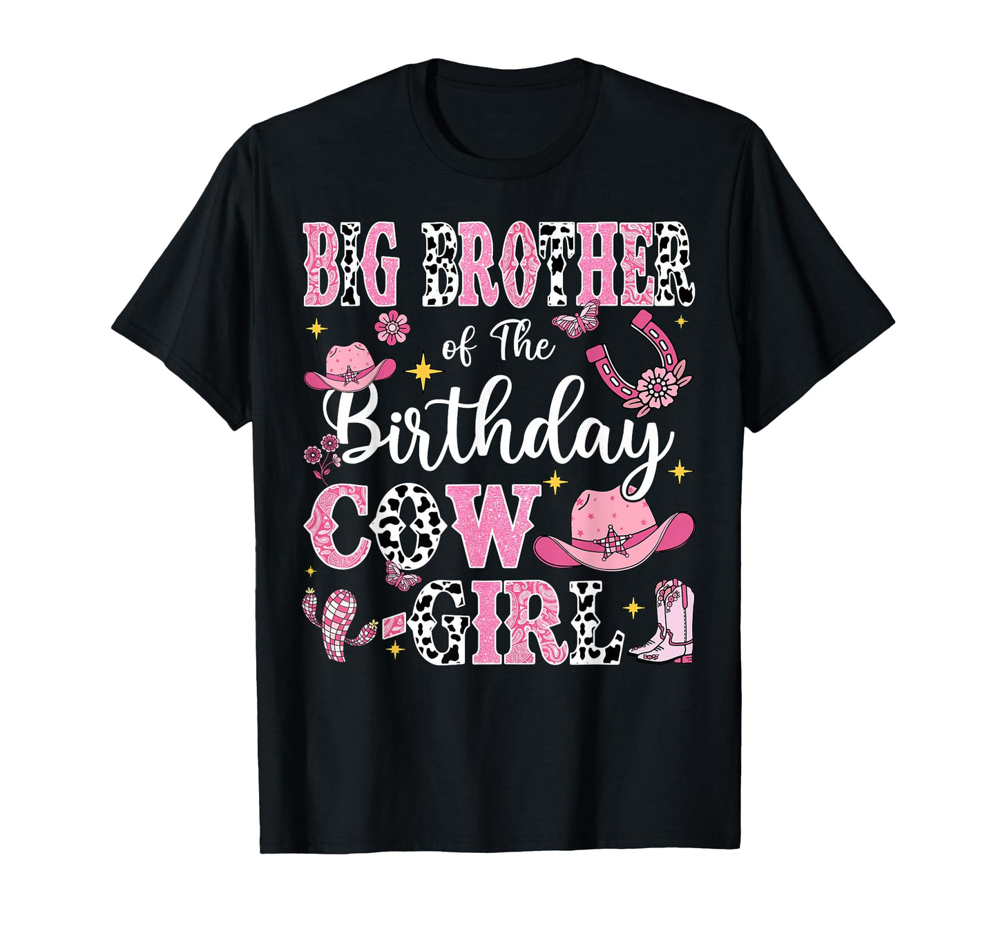 Big Brother Birthday Cow Rodeo Cow T-Shirt - Streetwear Style Unisex - T-Shirt, Sweatshirt, Hoodie