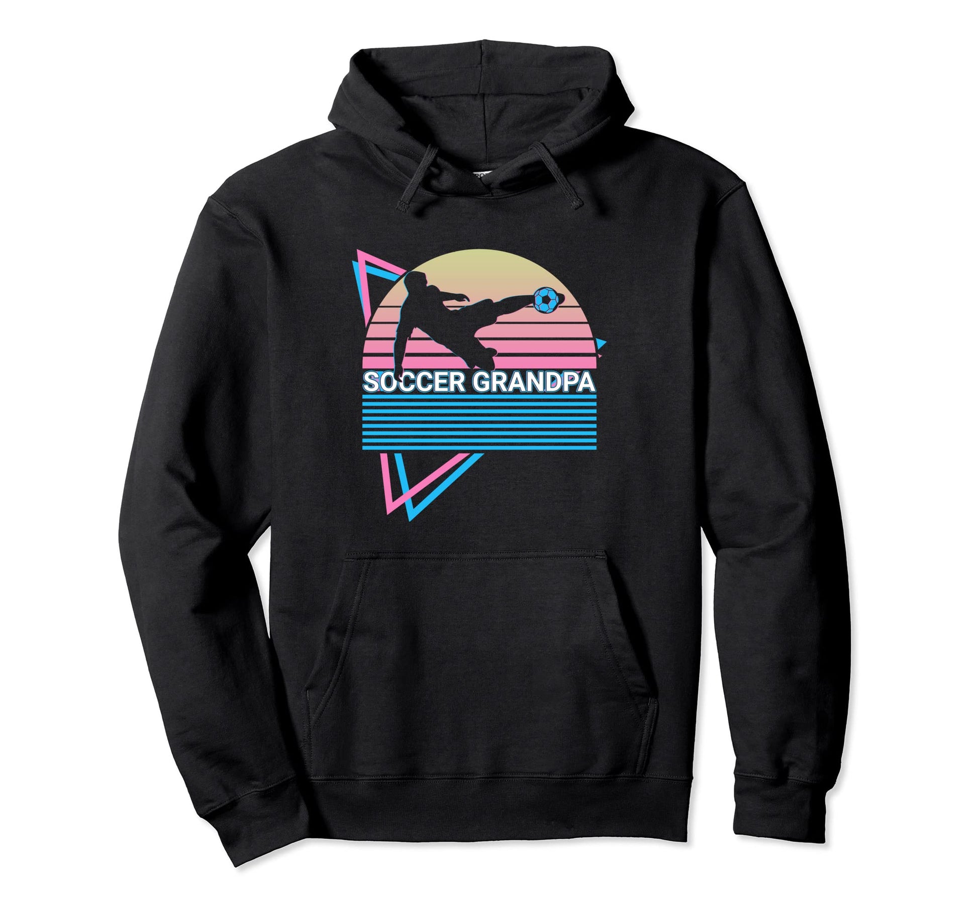 Soccer Grandpa Hoodie - Streetwear Style Men Women - T-Shirt, Sweatshirt, Hoodie