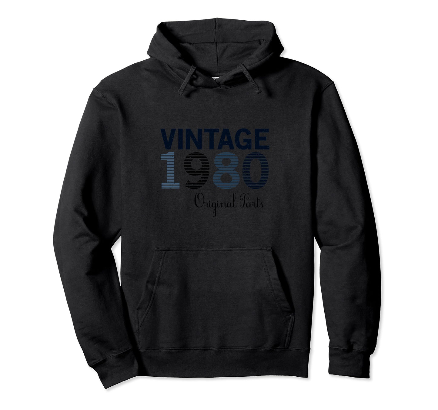Year 1980 Gift Birthday Mom Dad Hoodie - Custom Art Print Men Women - T-Shirt, Sweatshirt, Hoodie