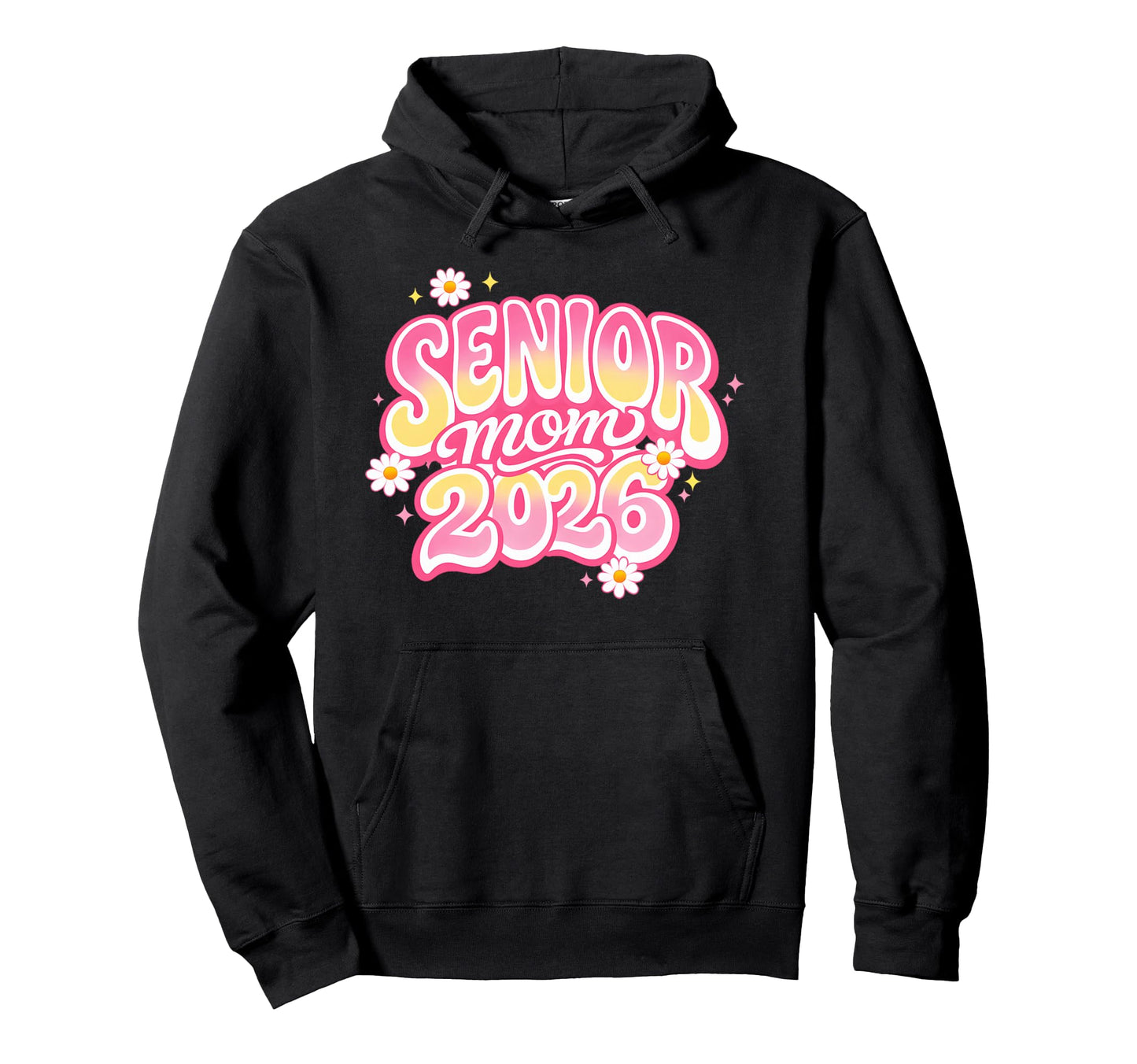 Senior Mom Graduation Class 2026 Hoodie - Aesthetic Graphic for Adults - T-Shirt, Sweatshirt, Hoodie