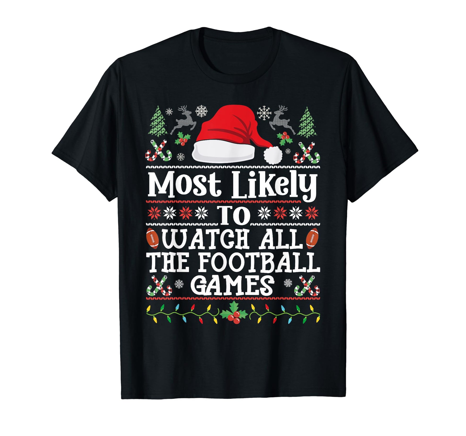 Watch All Football Games Dad Family T-Shirt - Graphic Print for Adults - T-Shirt, Sweatshirt, Hoodie