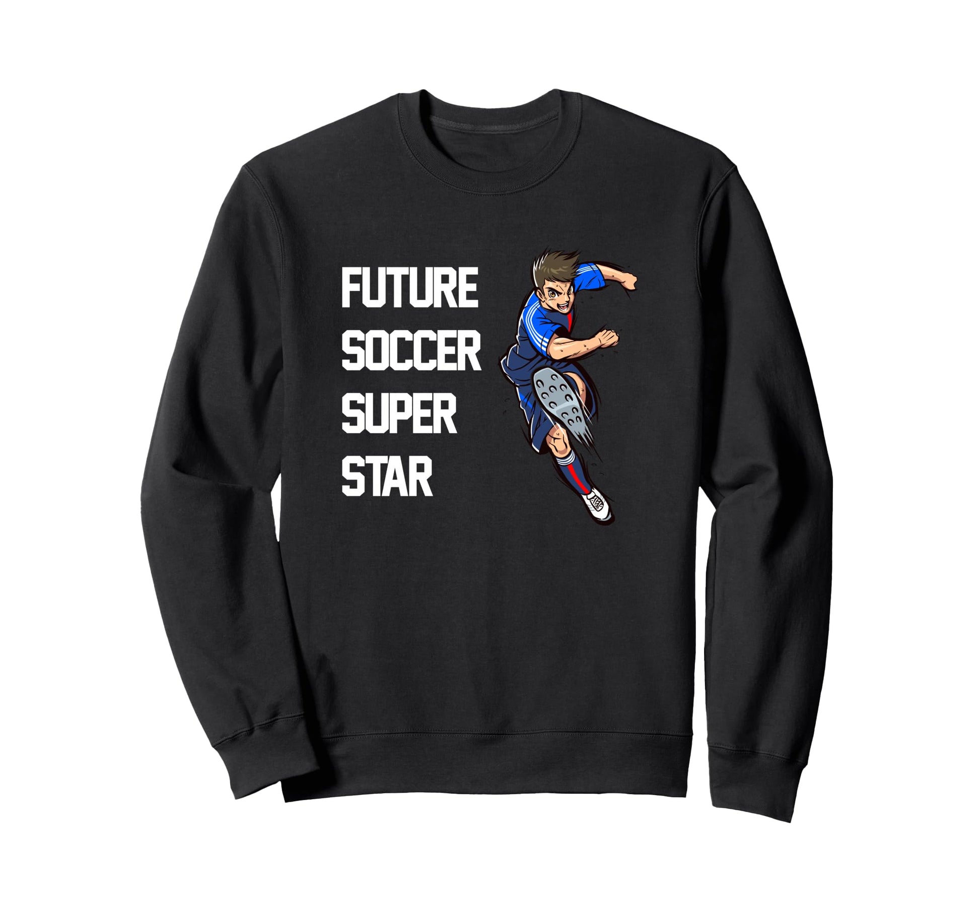 Future Soccer Superstar Sweatshirt - Minimalist Print for Adults - T-Shirt, Sweatshirt, Hoodie