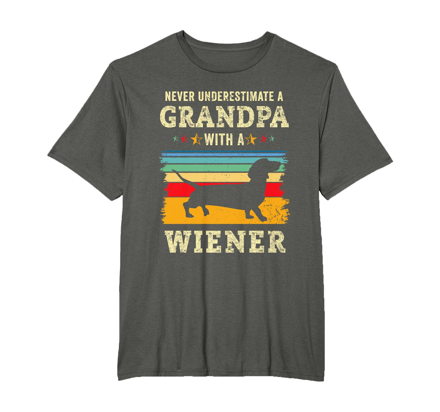 Funny Wiener Dog Grandpa Dachshund T-Shirt - Novelty Apparel Unisex - T-Shirt, Sweatshirt, Hoodie