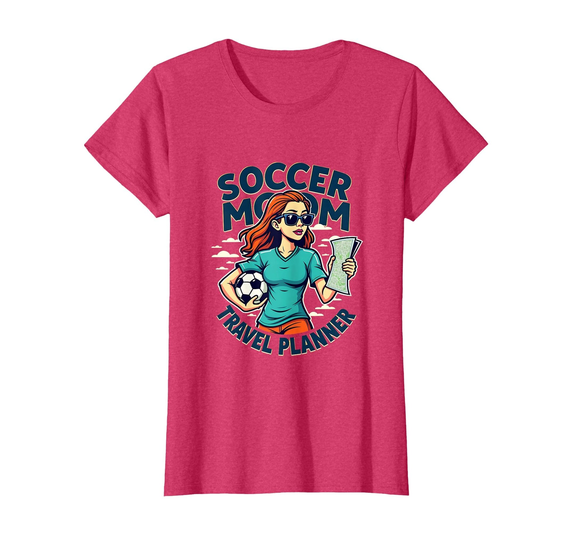 Soccer Mom Travel Planner T-Shirt - Streetwear Style for Adults - T-Shirt, Sweatshirt, Hoodie