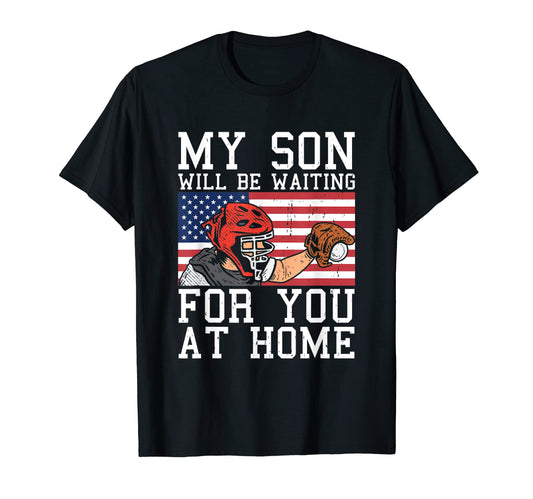 Baseball Catcher Dad Mom Fathers Mothers T-Shirt - Graphic Print Unisex - T-Shirt, Sweatshirt, Hoodie