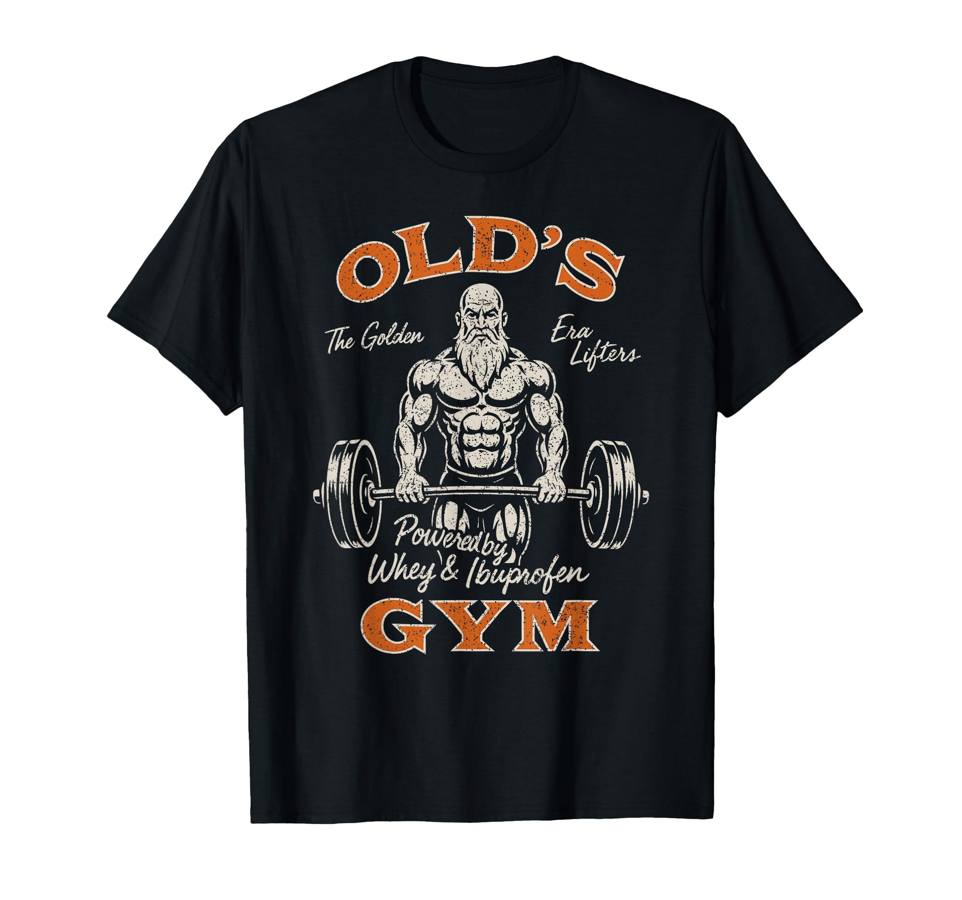 Olds Gym Logo Workout Dad Grandpa T-Shirt - Novelty Apparel for Adults - T-Shirt, Sweatshirt, Hoodie