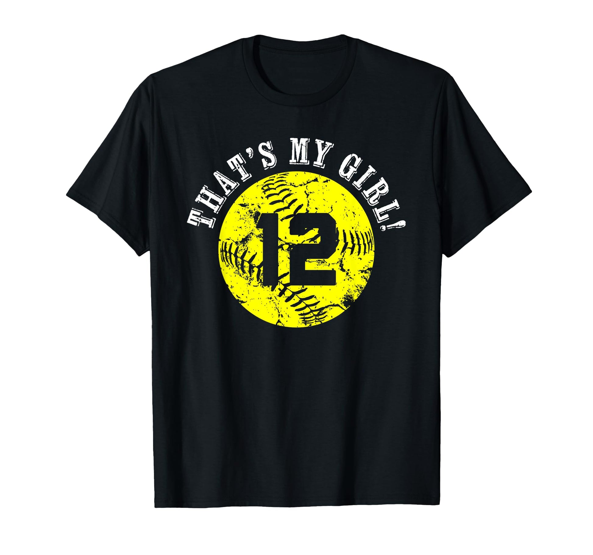 Thats My 12 Softball Player Mom Or Dad T-Shirt - Aesthetic Graphic Unisex - T-Shirt, Sweatshirt, Hoodie