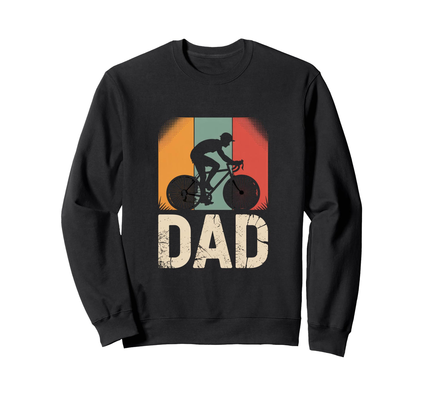 Funny Cycling Dad Quotes Biker Vibes Sweatshirt - Graphic Print for Adults - T-Shirt, Sweatshirt, Hoodie