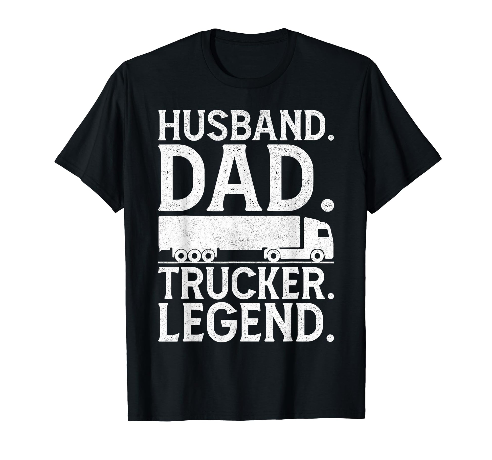 Fathers Day Husband Dad Trucker T-Shirt - Fun Novelty Design for Adults - T-Shirt, Sweatshirt, Hoodie