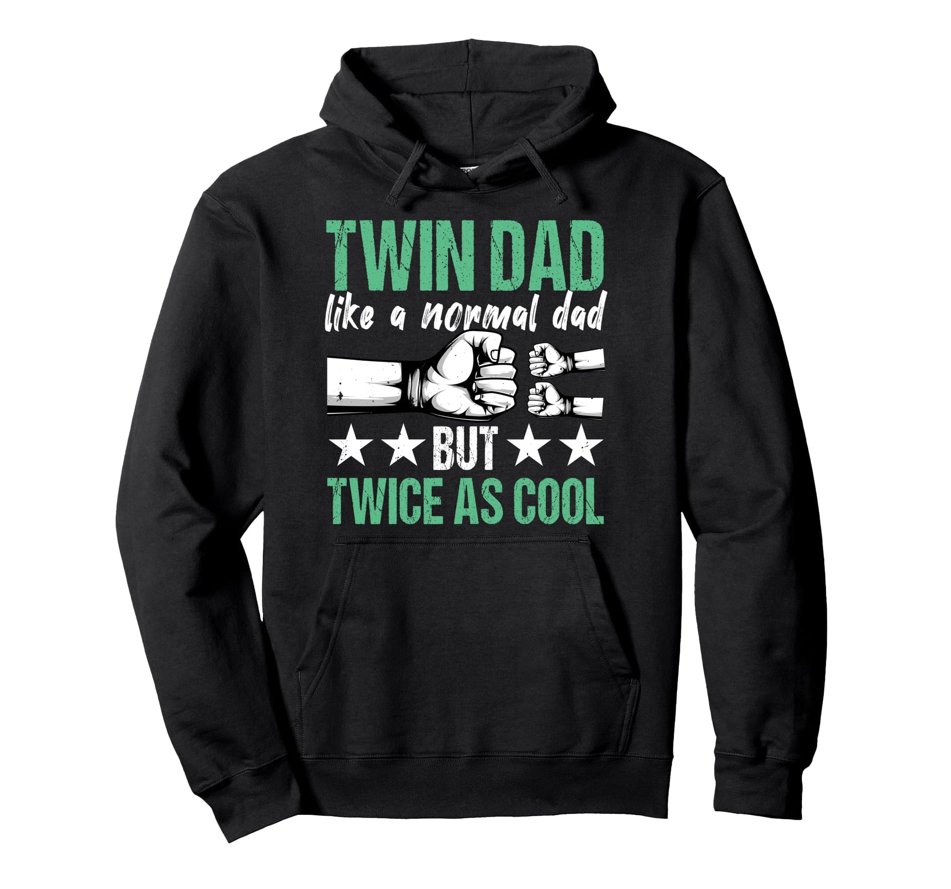 Twin Dad Father Twins Twin Parents Hoodie - Custom Art Print Men Women - T-Shirt, Sweatshirt, Hoodie