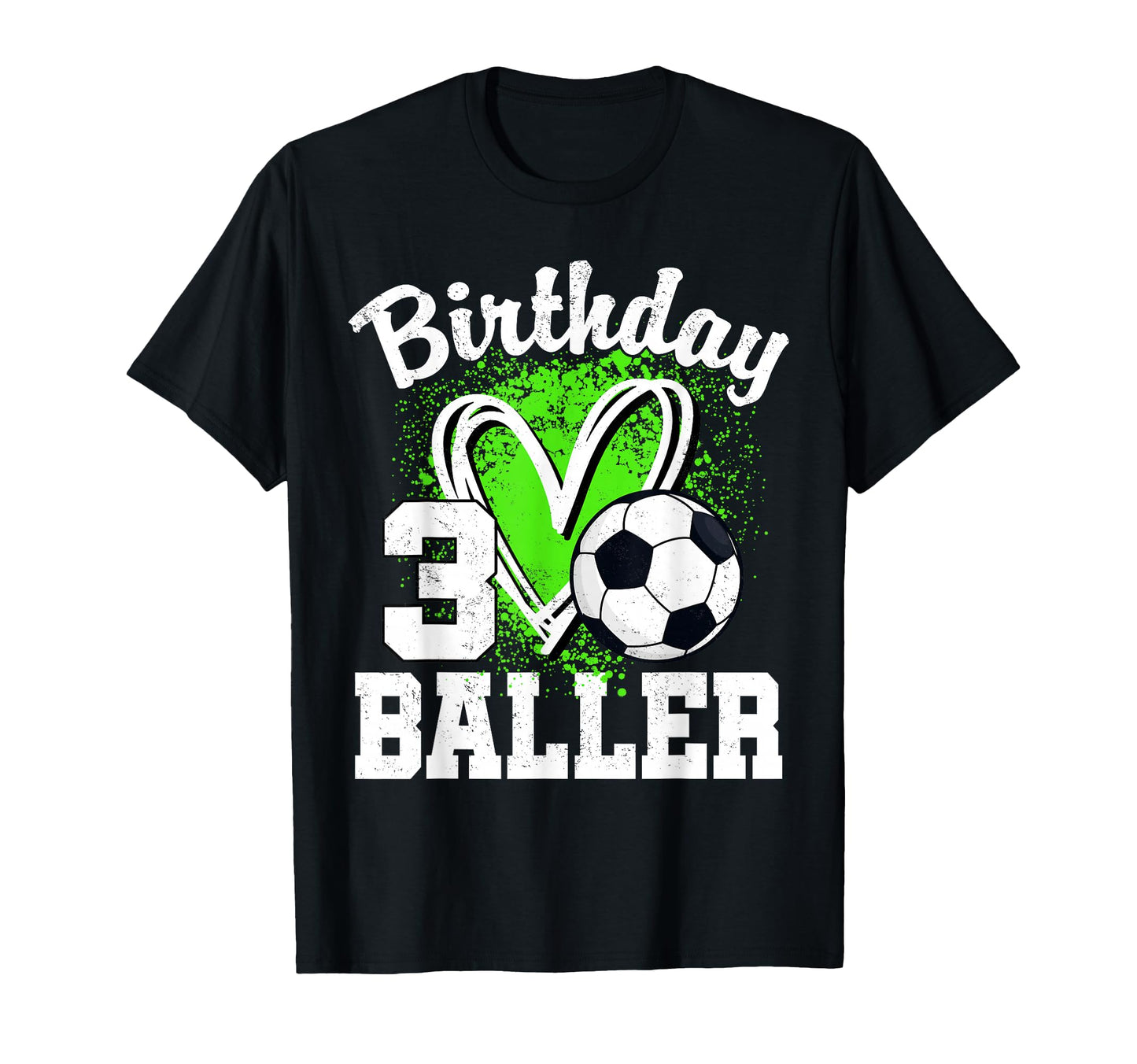 3Rd Birthday Baller 3 Year Old Birthday T-Shirt - Trendy Graphic Unisex - T-Shirt, Sweatshirt, Hoodie