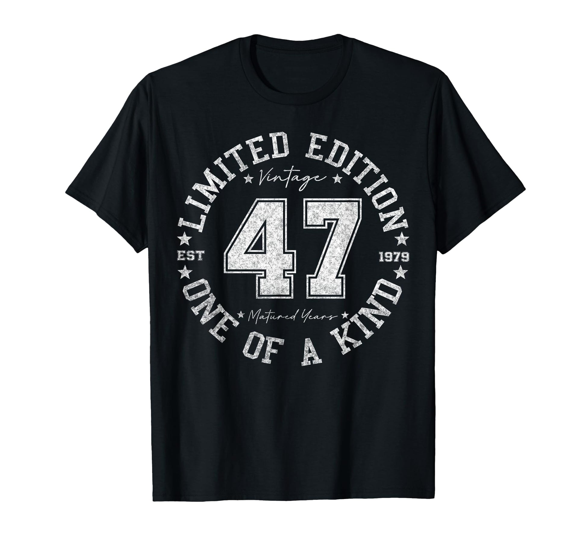 47 Year Old Gifts 1979 47Th Birthday T-Shirt - Graphic Print for Adults - T-Shirt, Sweatshirt, Hoodie