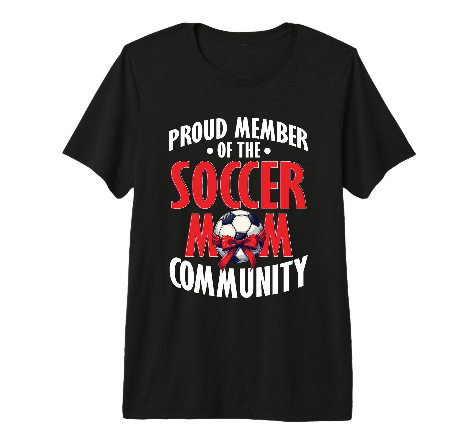 Soccer Mom Mommy Tri Blend T-Shirt - Fun Novelty Design Unisex - T-Shirt, Sweatshirt, Hoodie