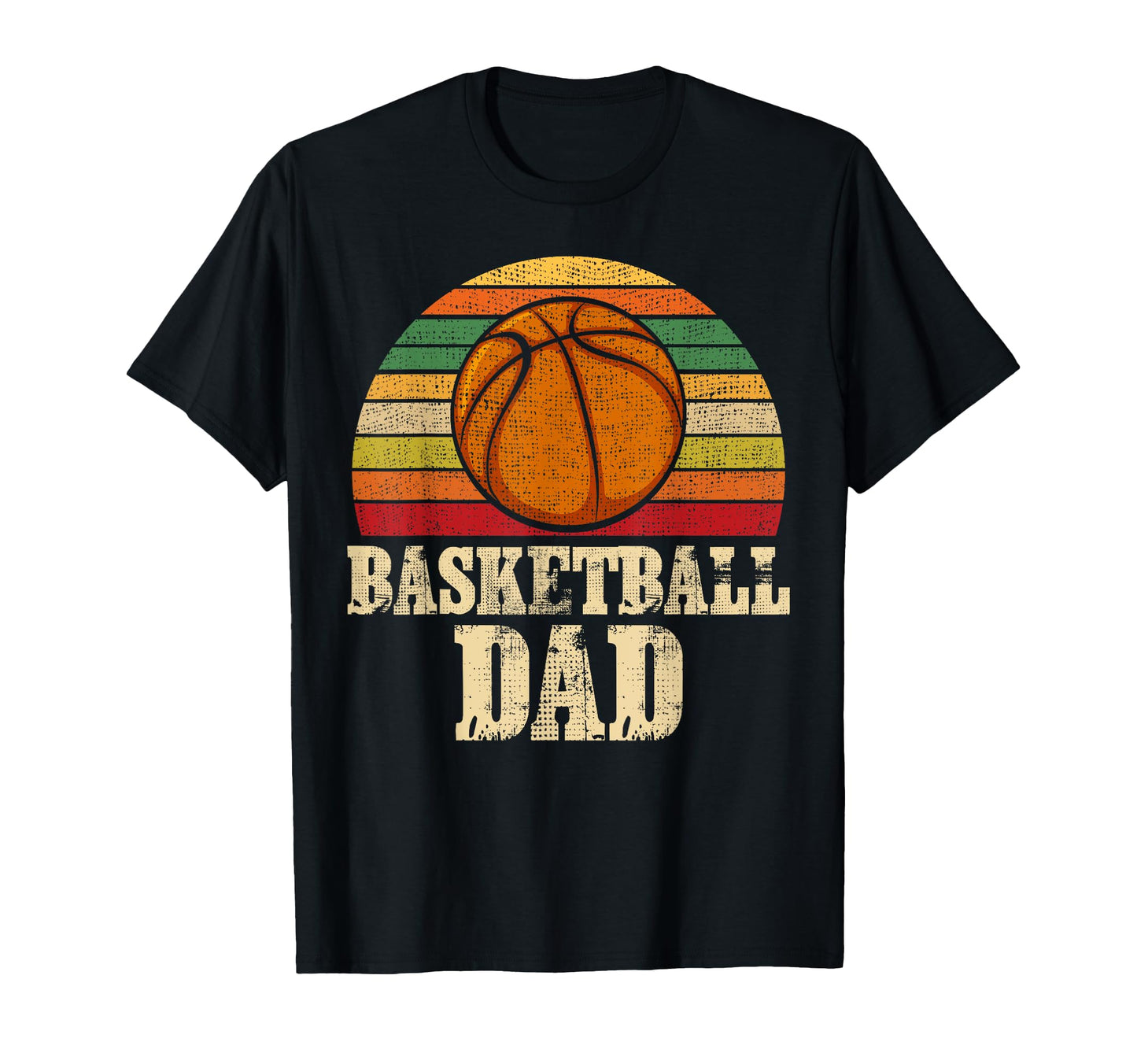 Basketball Dad Fathers Day Present T-Shirt - Aesthetic Graphic Men Women - T-Shirt, Sweatshirt, Hoodie