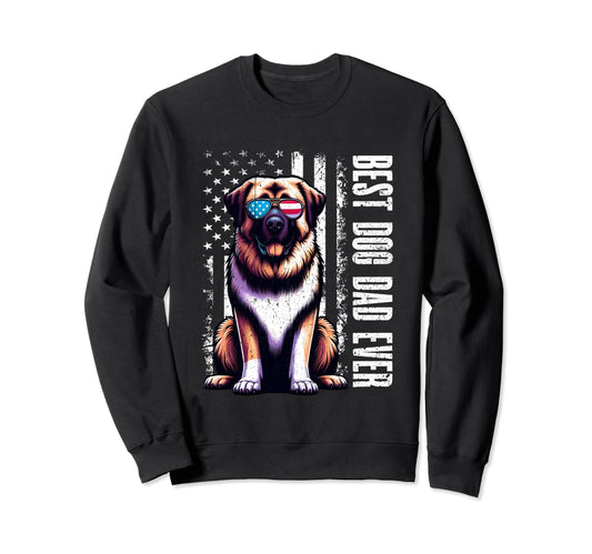 Anatolian Shepherd Best Dog Dad Sweatshirt - Fun Novelty Design Men Women - T-Shirt, Sweatshirt, Hoodie
