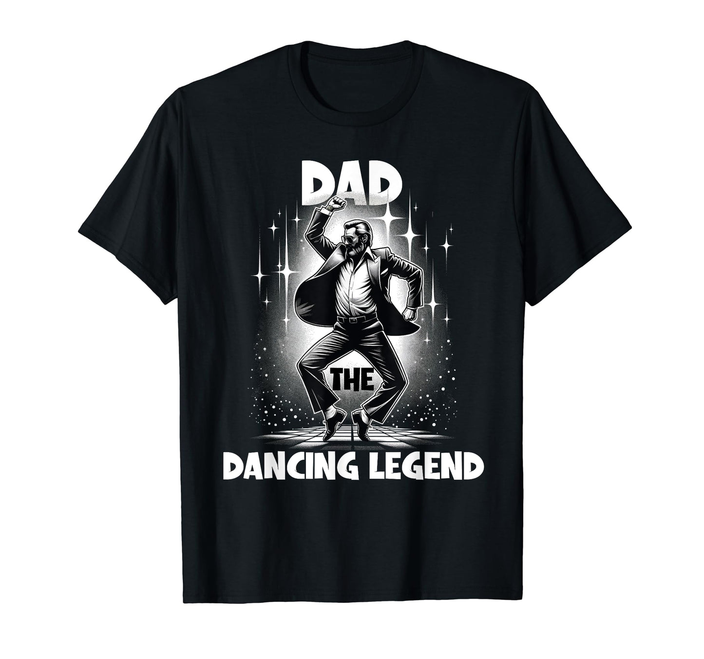 Dancing Dad Fathers Day Dad Dancing T-Shirt - Custom Art Print Unisex - T-Shirt, Sweatshirt, Hoodie