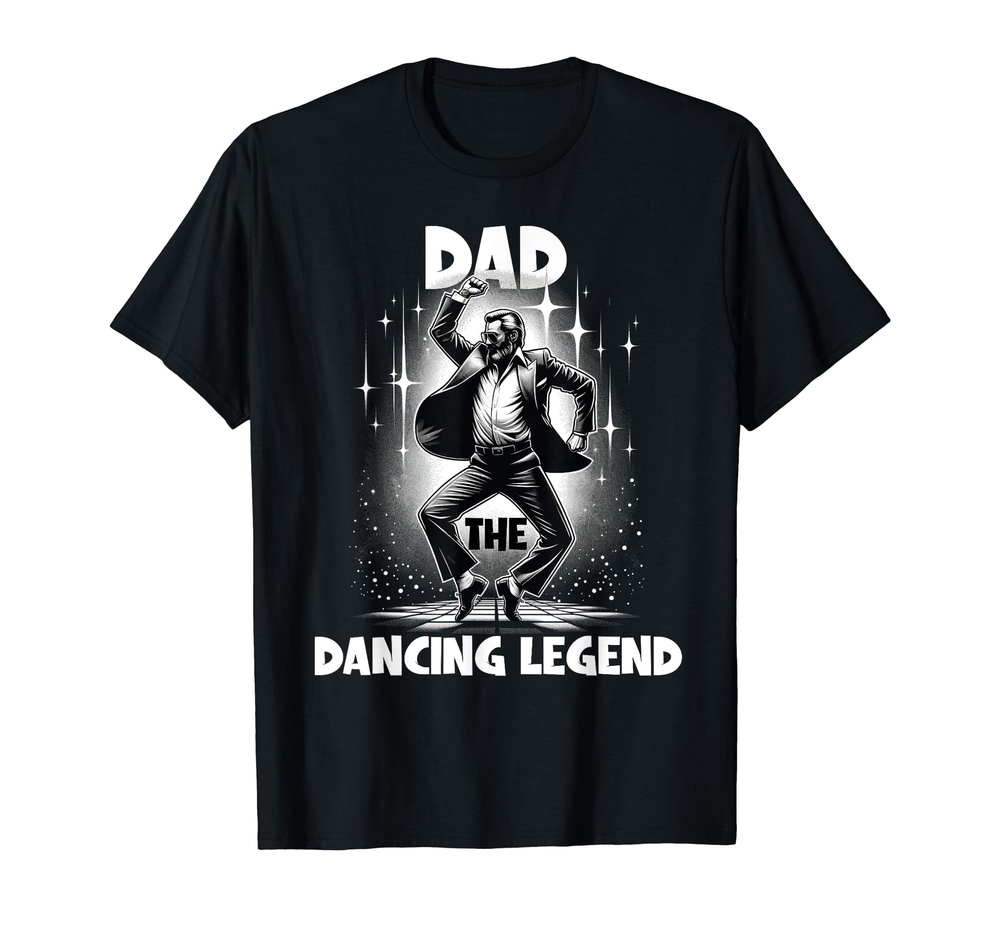Dancing Dad Fathers Day Dad Dancing T-Shirt - Custom Art Print Unisex - T-Shirt, Sweatshirt, Hoodie