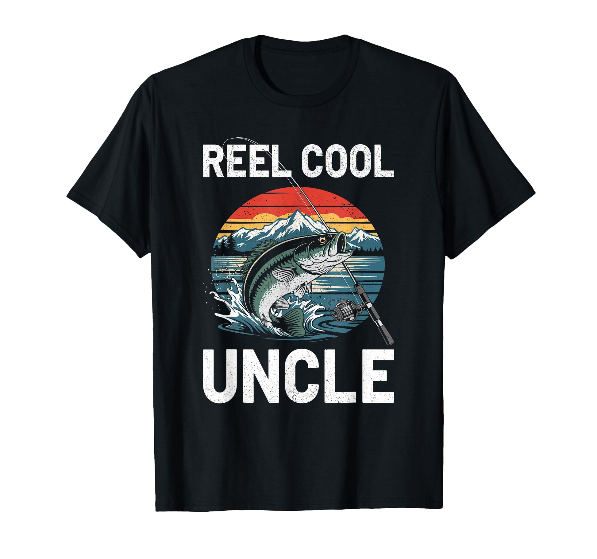 Reel Uncle Fathers Day T-Shirt - Trendy Graphic for Adults - T-Shirt, Sweatshirt, Hoodie