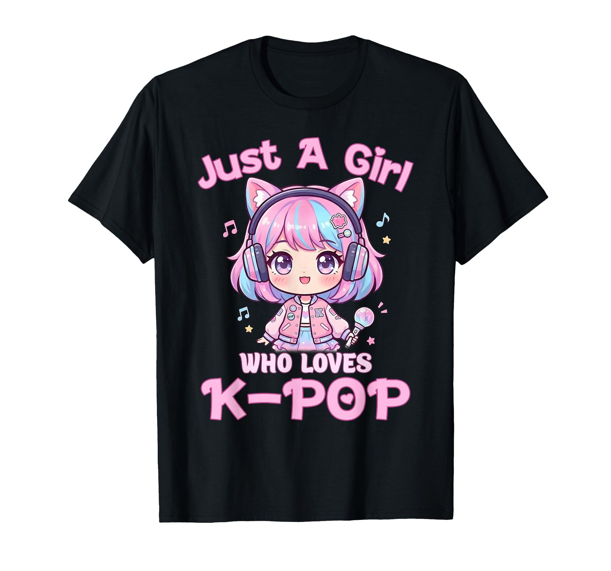Just Who Loves K Pop Korean T-Shirt - Aesthetic Graphic Men Women - T-Shirt, Sweatshirt, Hoodie