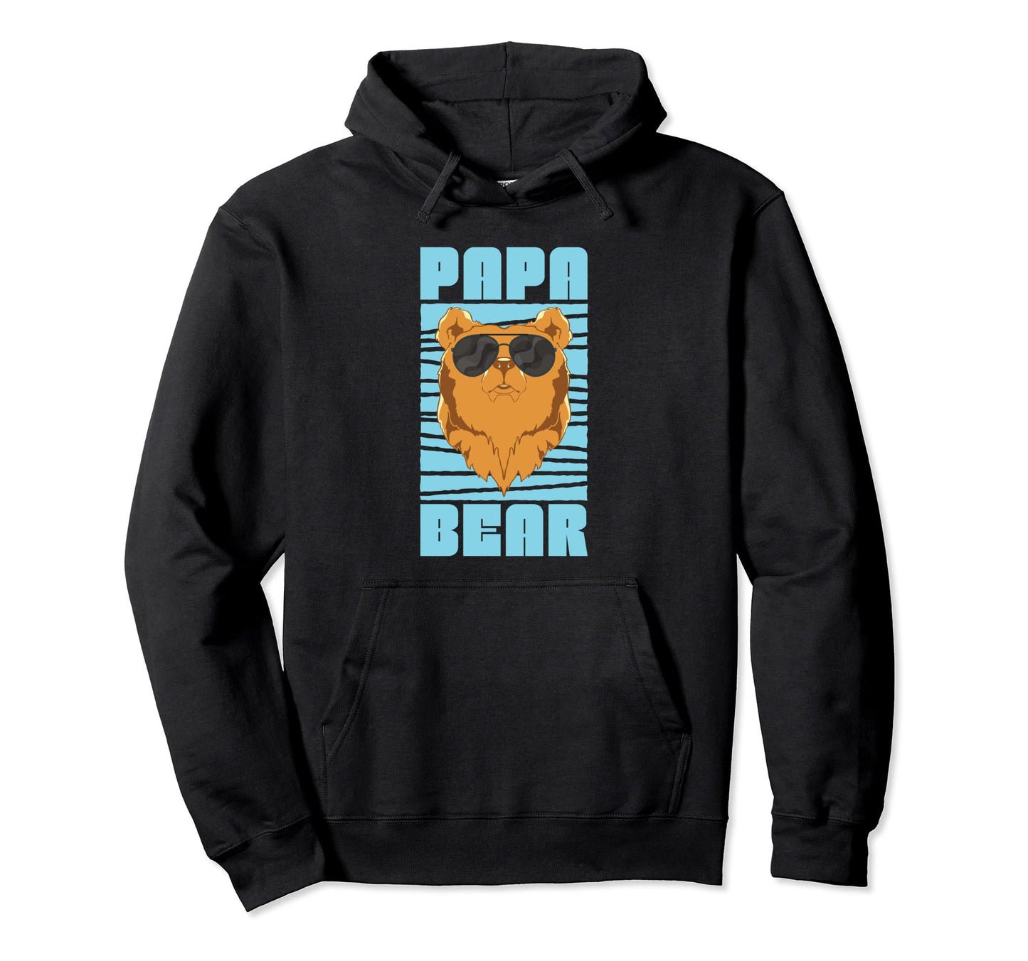 Daddy Bear Sunglasses Animal Family Hoodie - Fun Novelty Design Men Women - T-Shirt, Sweatshirt, Hoodie