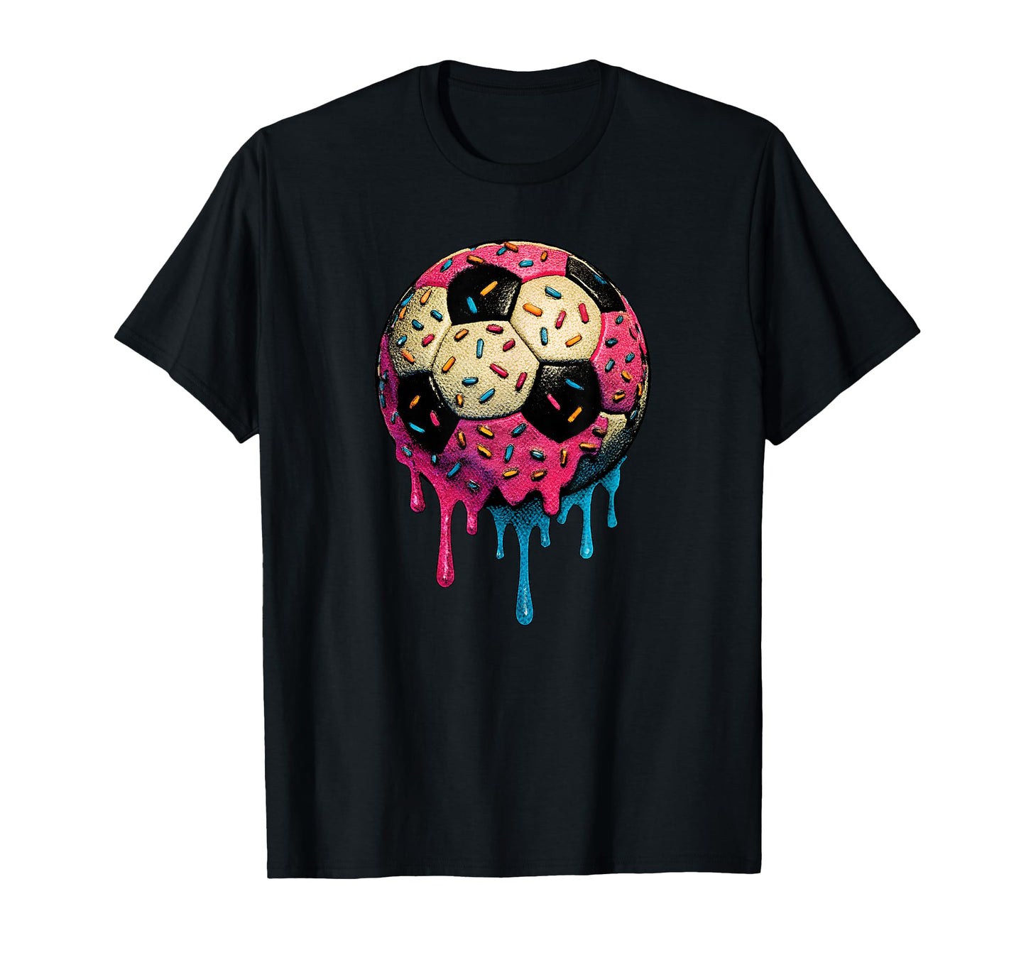 Soccer Drip Soccer Player Teen Soccer Ball T-Shirt - Unique Graphic Unisex - T-Shirt, Sweatshirt, Hoodie