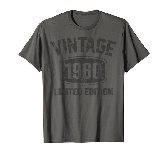 62 Years Old 1960 62Th Birthday T-Shirt - Unique Graphic Men Women - T-Shirt, Sweatshirt, Hoodie