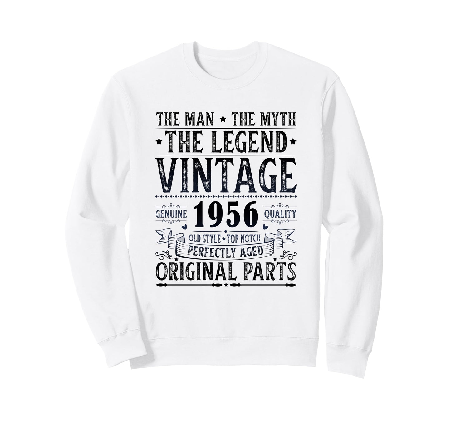 1956 T Shirts Funny 1956 Birthday Sweatshirt - Graphic Print for Adults - T-Shirt, Sweatshirt, Hoodie