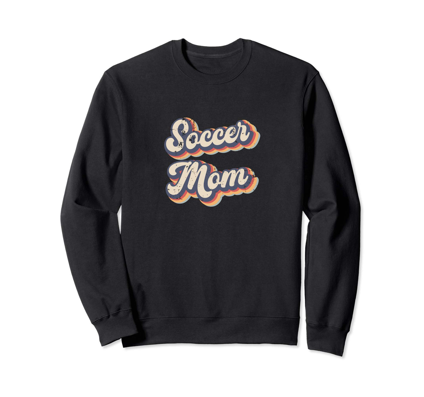 Soccer Mom Rainbow Sweatshirt - Unique Graphic Men Women - T-Shirt, Sweatshirt, Hoodie