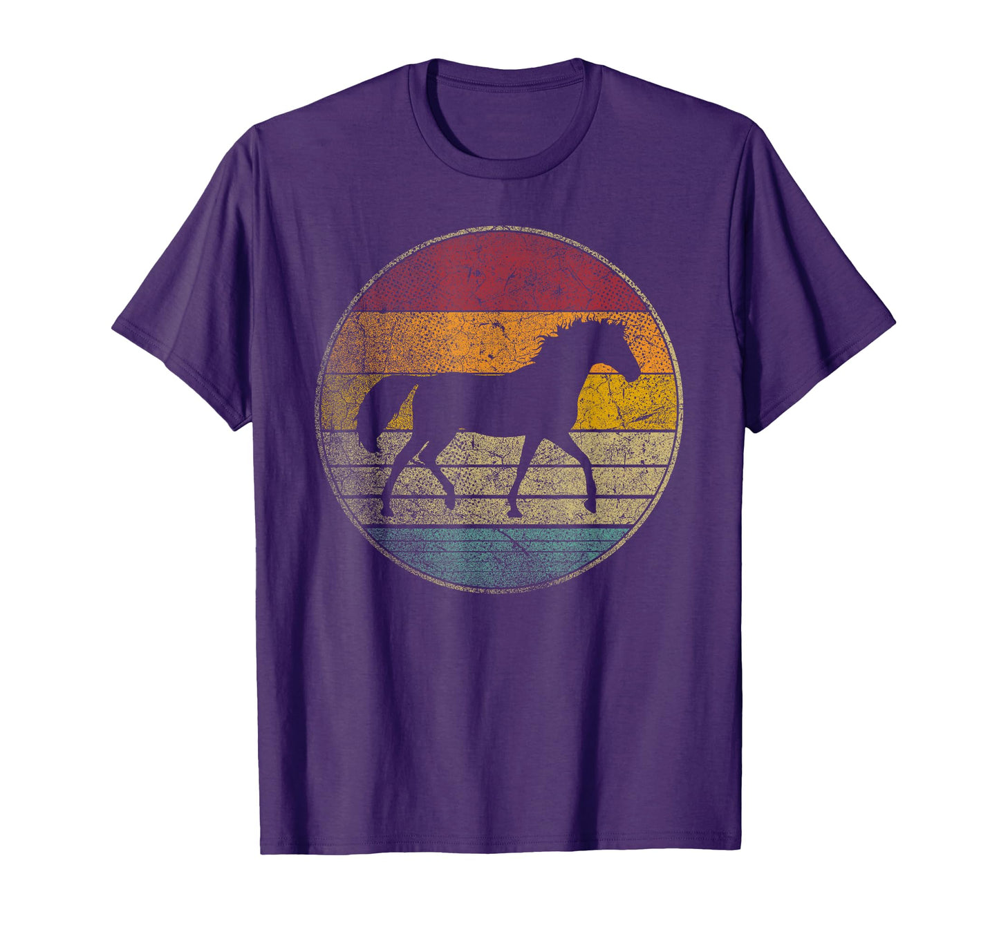 Horse Riding Love Equestrian Distressed T-Shirt - Graphic Print for Adults - T-Shirt, Sweatshirt, Hoodie