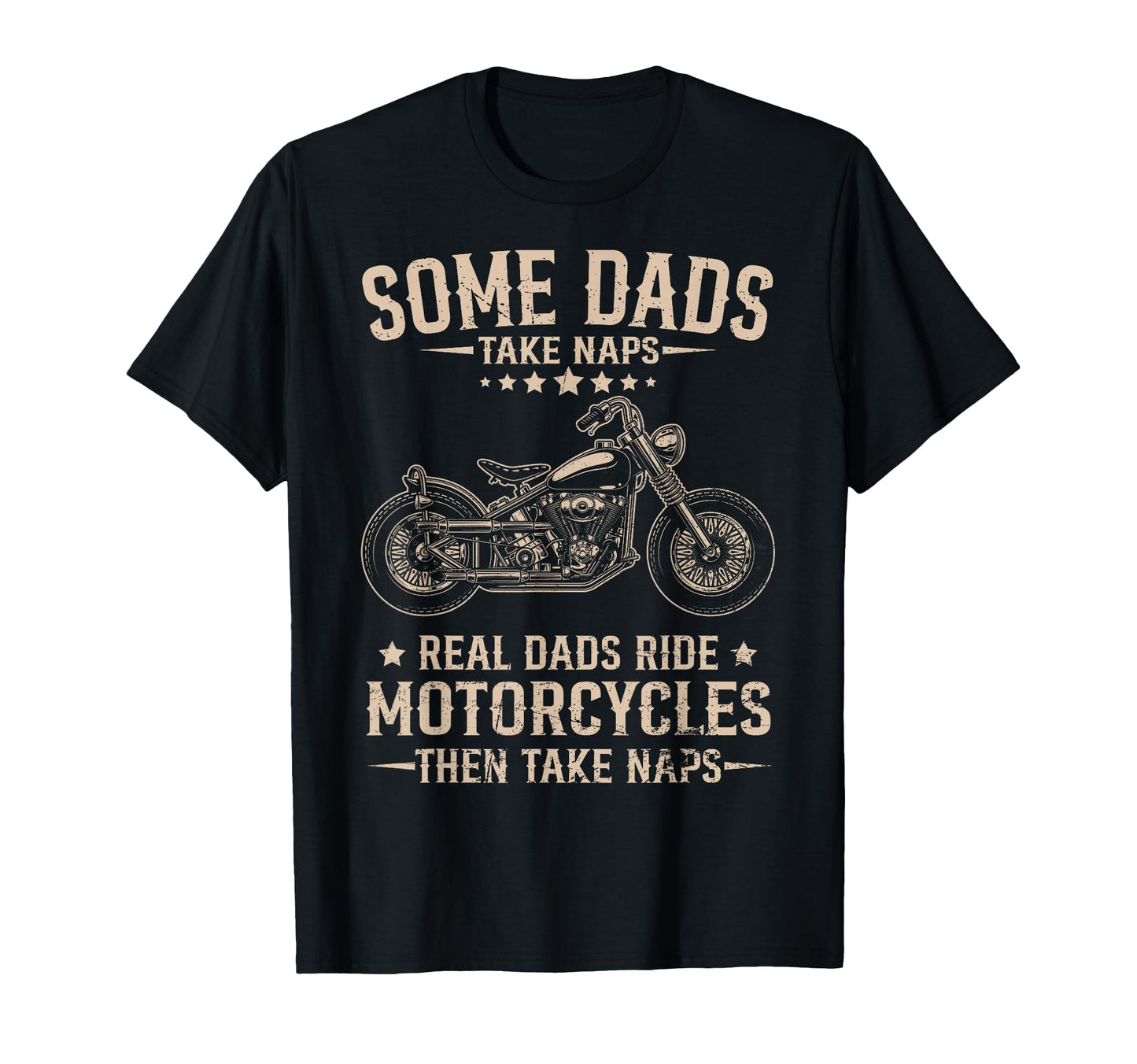 Real Dad Ride Motorcycles Then Take T-Shirt - Custom Art Print for Adults - T-Shirt, Sweatshirt, Hoodie