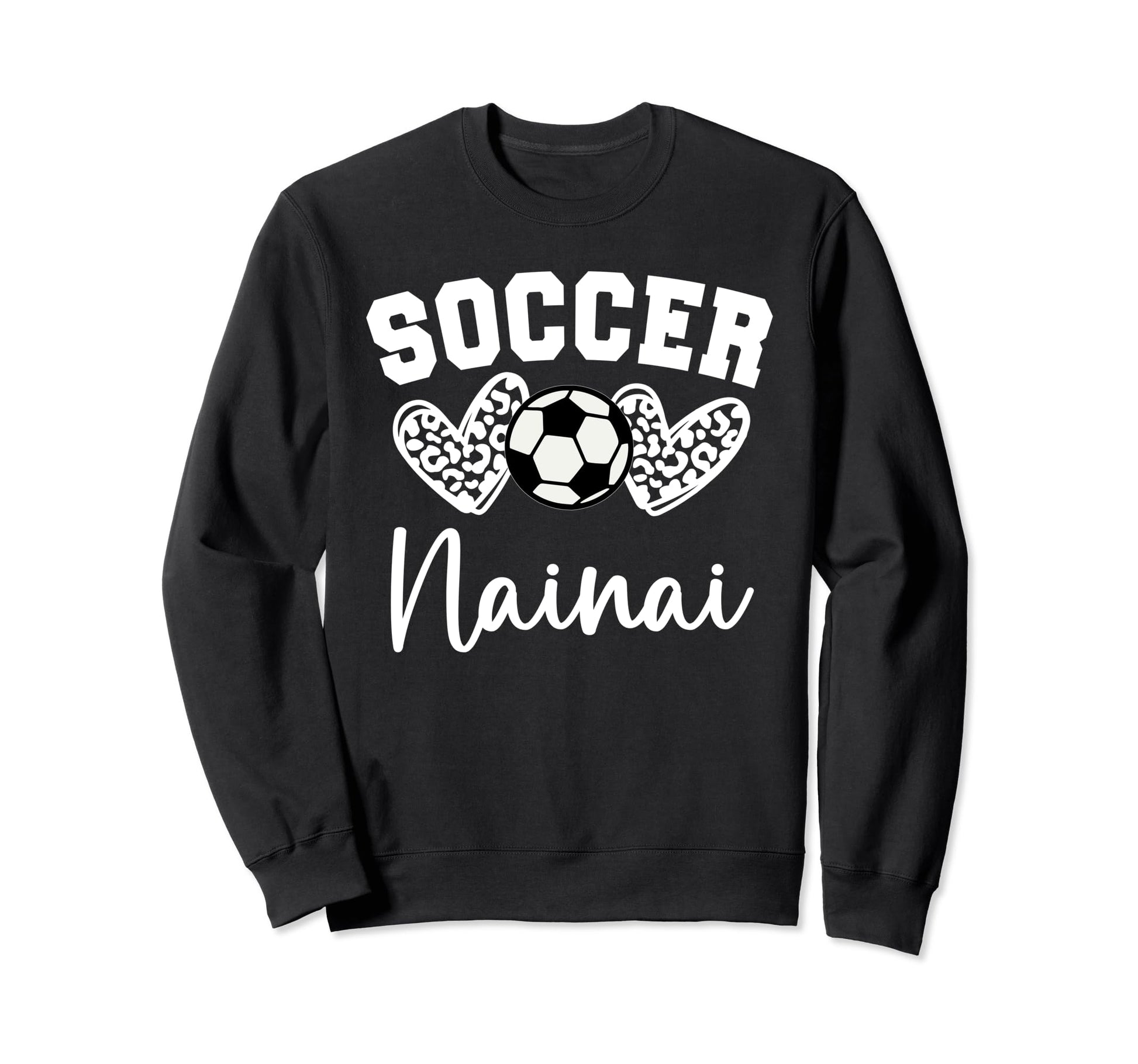 Soccer Nainai Matching Family Soccer Sweatshirt - Graphic Print for Adults - T-Shirt, Sweatshirt, Hoodie