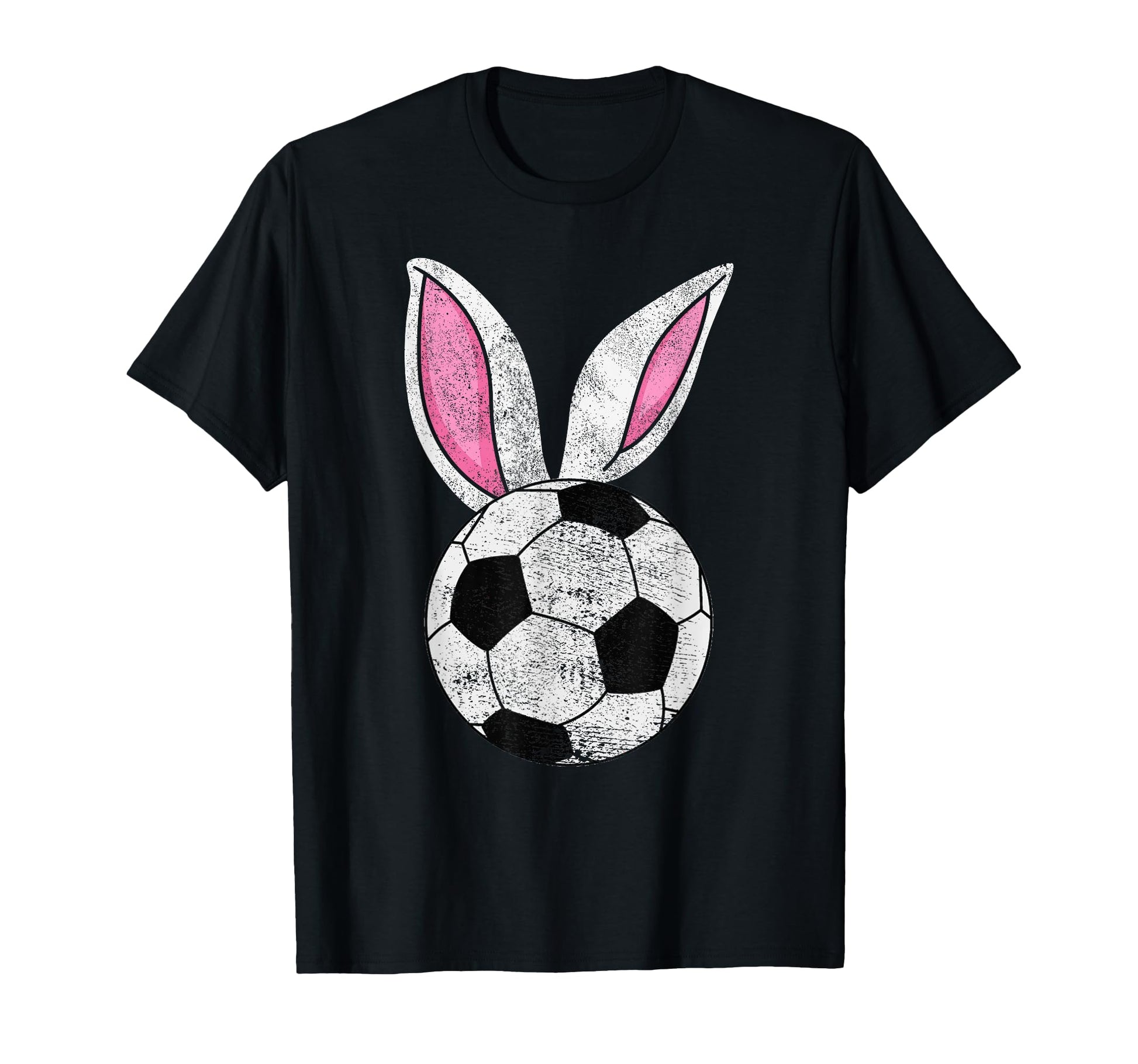 Bunny Ears Soccer Happy Easter T-Shirt - Trendy Graphic for Adults - T-Shirt, Sweatshirt, Hoodie