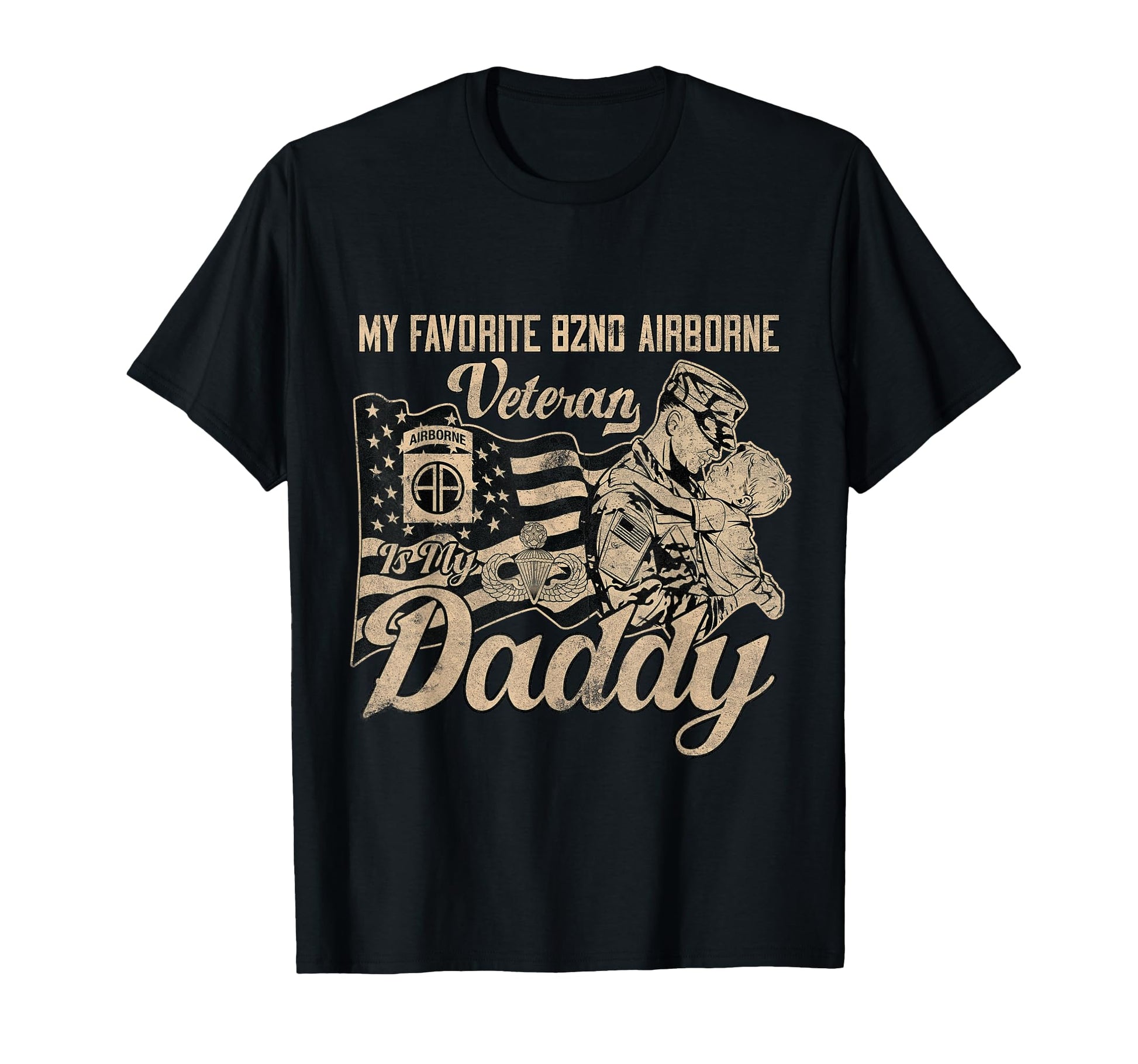 82Nd Airborne Division Veteran T-Shirt - Casual Everyday Wear for Adults - T-Shirt, Sweatshirt, Hoodie