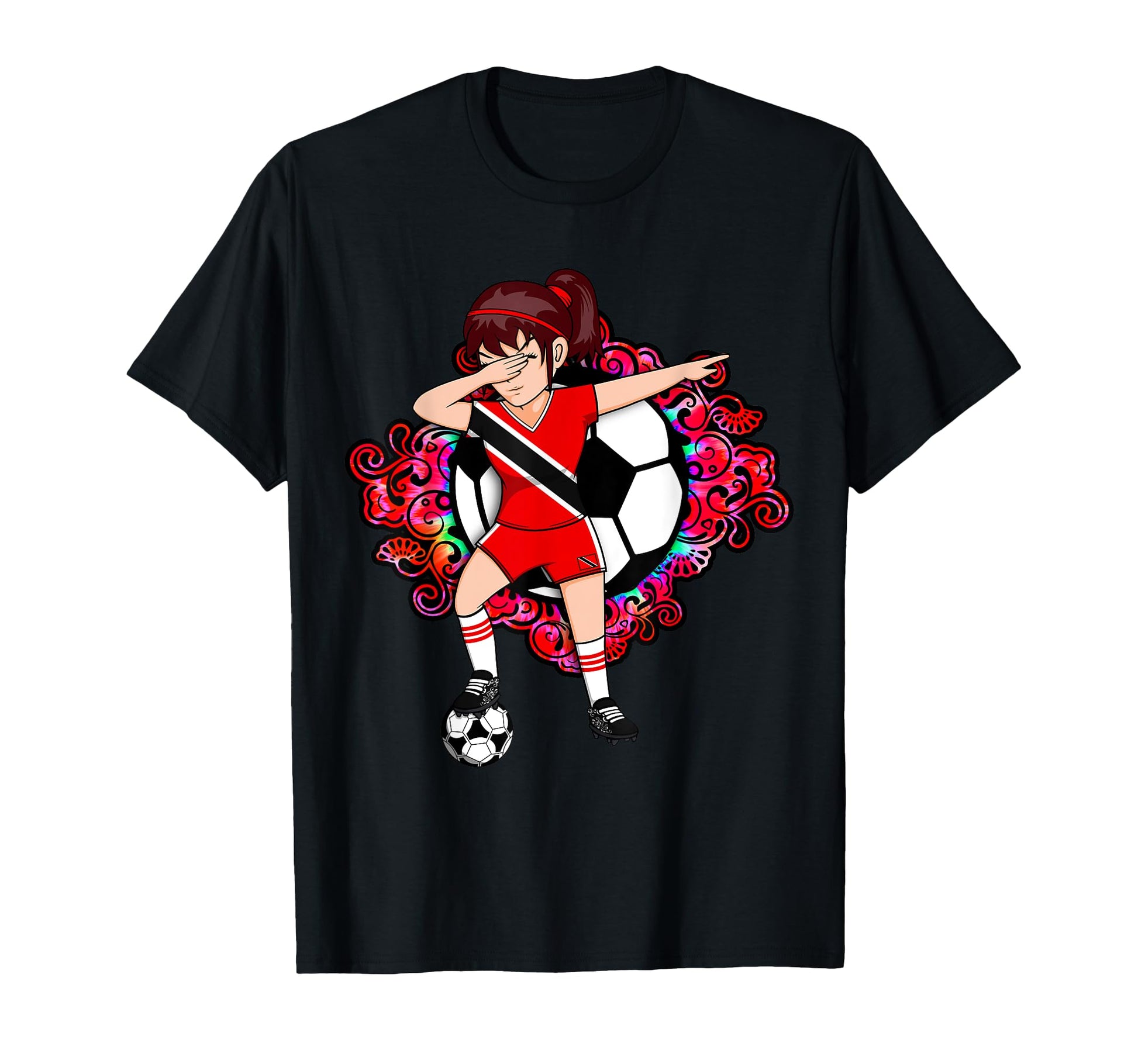 Dabbing Soccer Trinidad And Tobago T-Shirt - Unique Graphic for Adults - T-Shirt, Sweatshirt, Hoodie