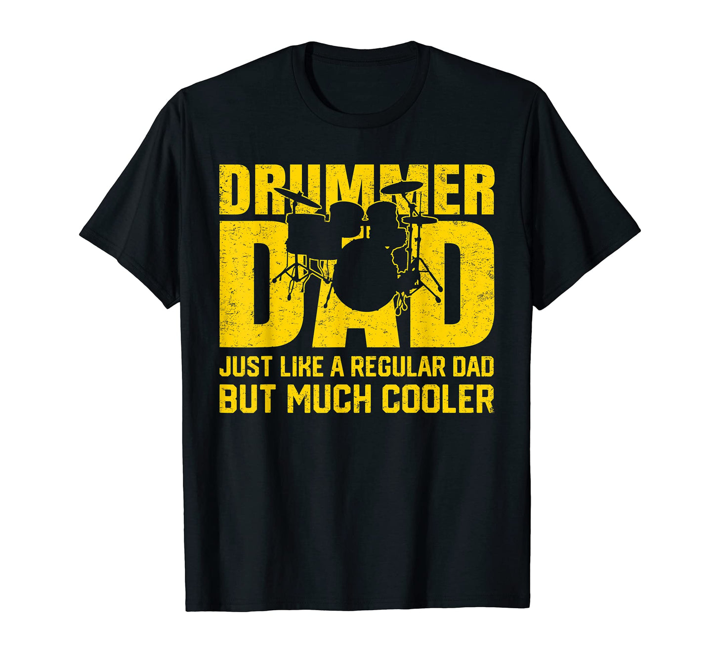 Drummer Dad Drumming Musician Music T-Shirt - Minimalist Print Unisex - T-Shirt, Sweatshirt, Hoodie