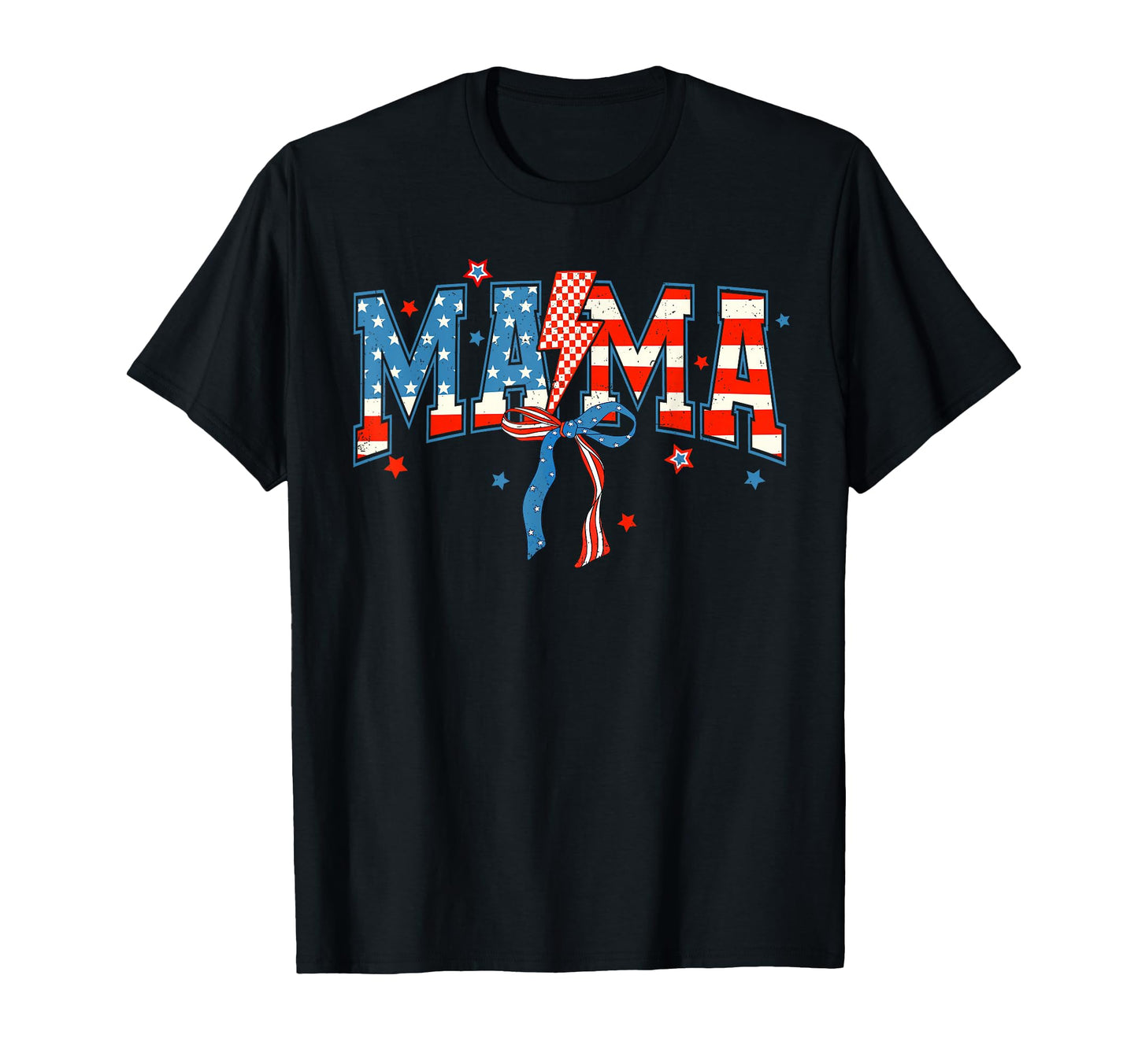 Mama 4Th July American Patriotic Mom T-Shirt - Unique Graphic Men Women - T-Shirt, Sweatshirt, Hoodie