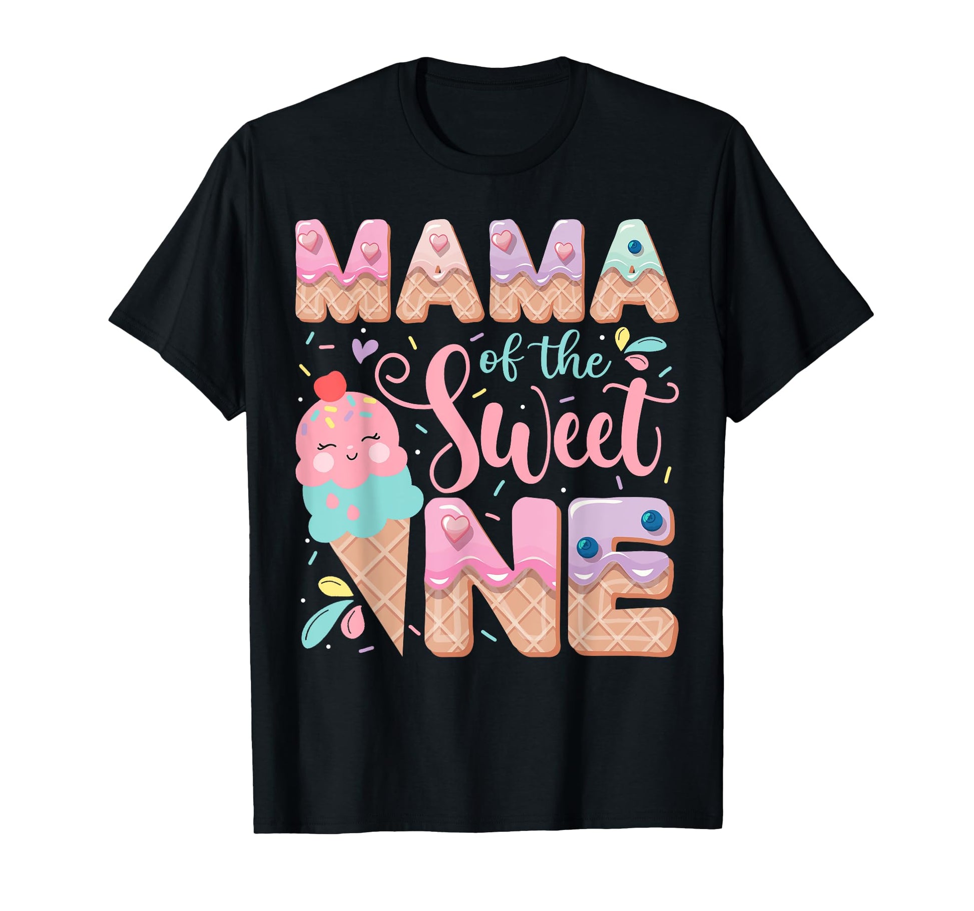 Mama Sweet One Ice Cream 1St Birthday T-Shirt - Unique Graphic for Adults - T-Shirt, Sweatshirt, Hoodie