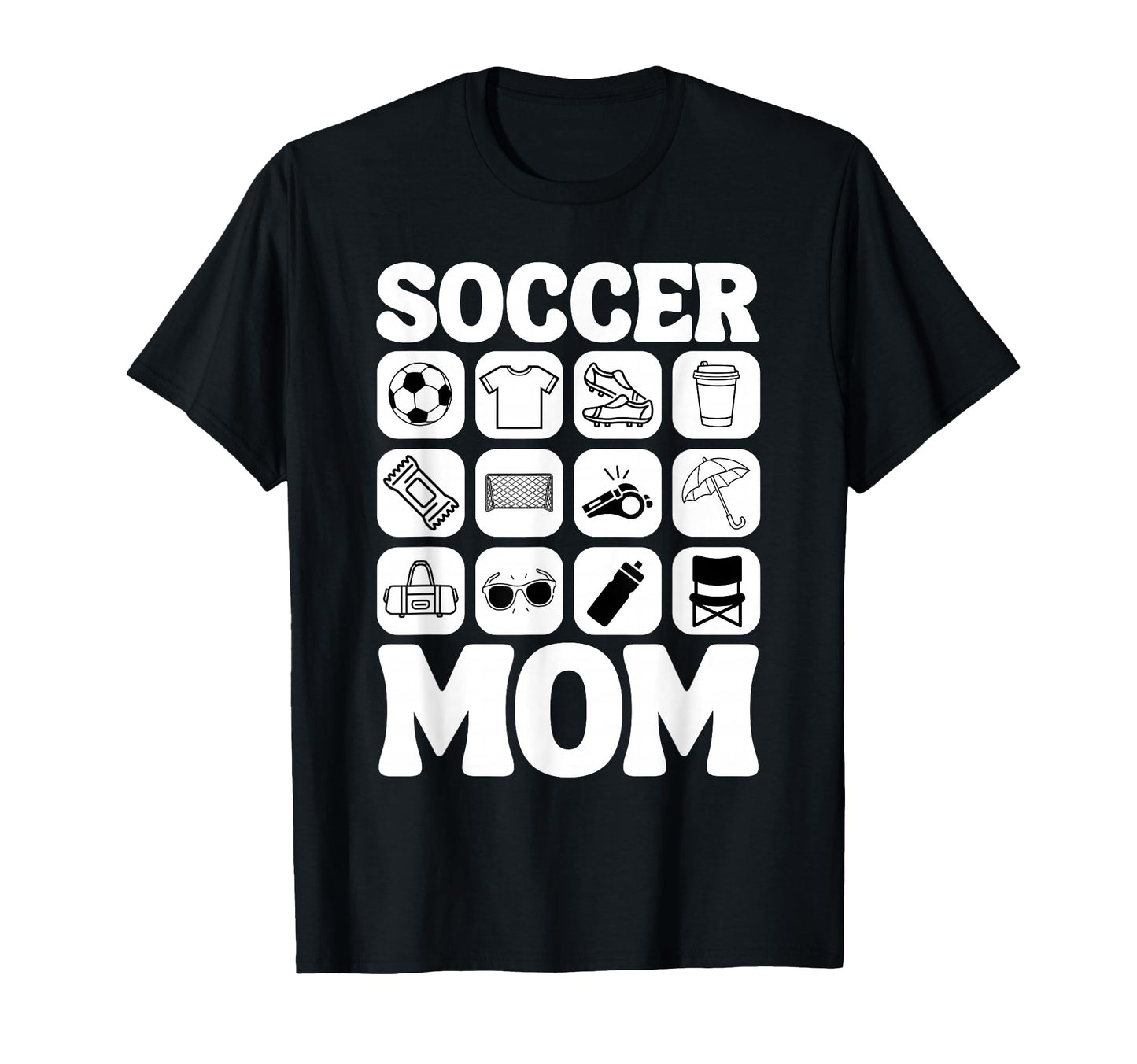Soccer Mom Icons Soccer T-Shirt - Trendy Graphic Unisex - T-Shirt, Sweatshirt, Hoodie