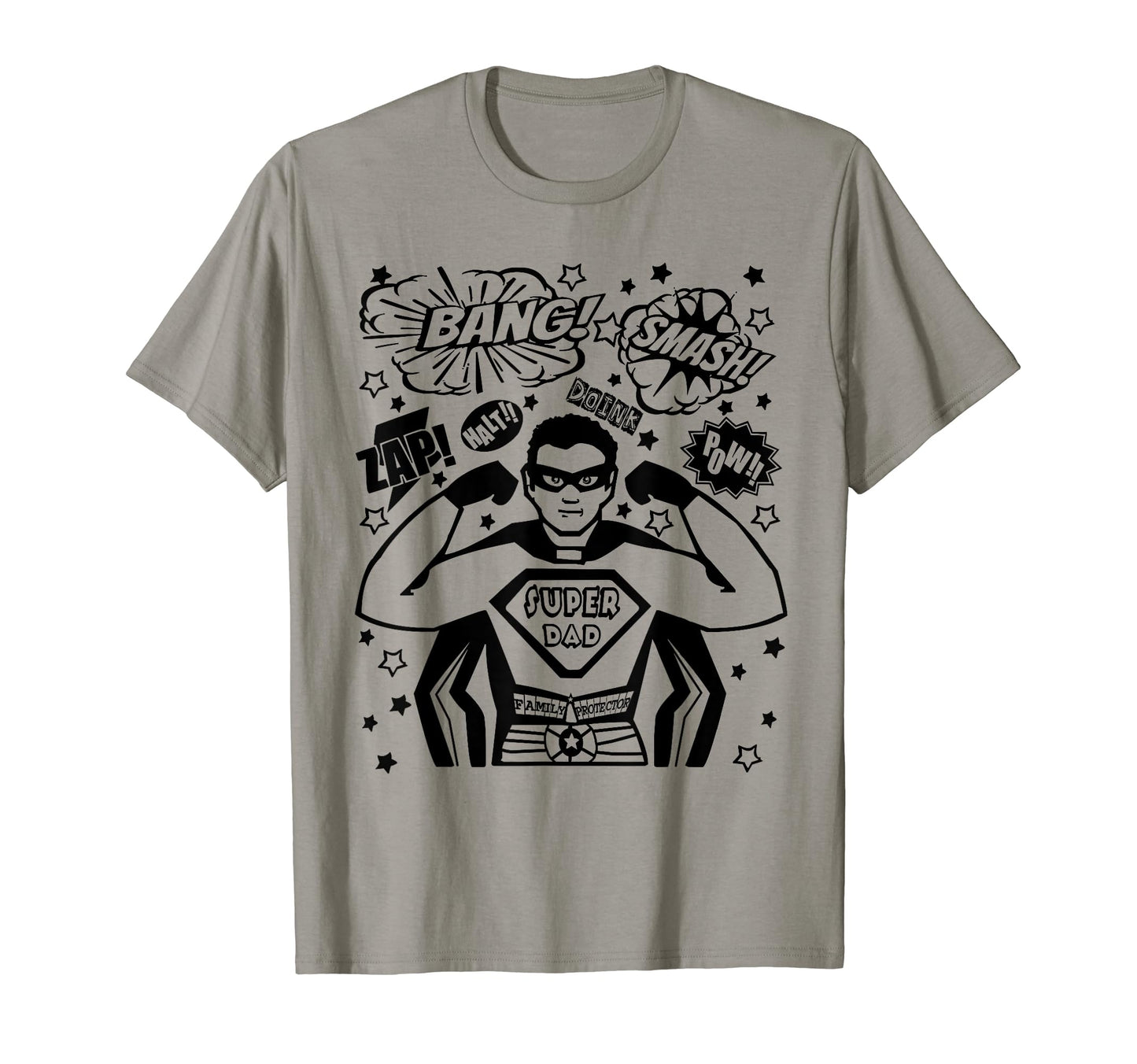 Gifts Dad Daddy Superhero Superdad Super T-Shirt - Novelty Apparel Unisex - T-Shirt, Sweatshirt, Hoodie