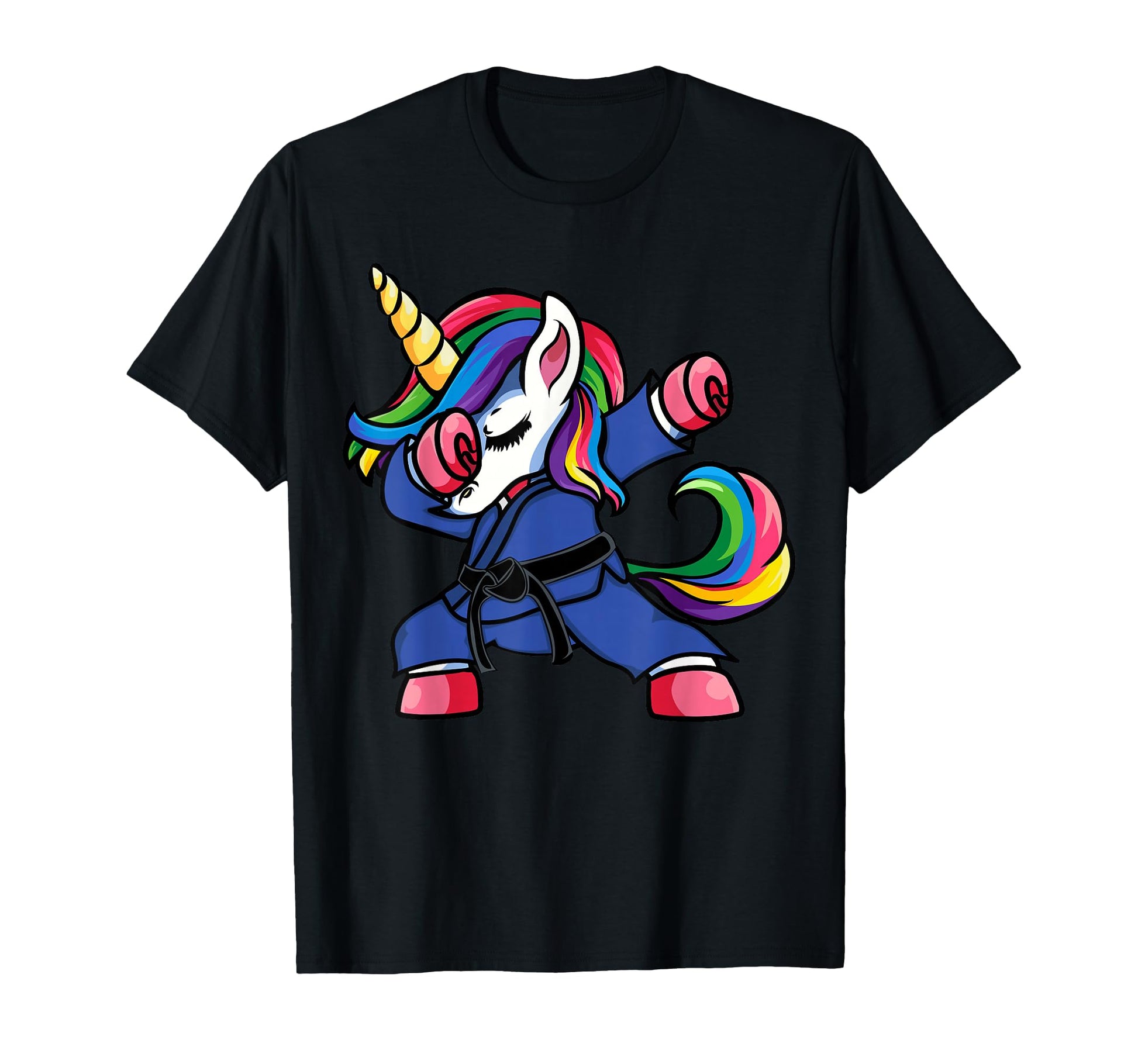 Dabbing Unicorn Brazilian Jiu Jitsu T-Shirt - Fun Novelty Design Men Women - T-Shirt, Sweatshirt, Hoodie