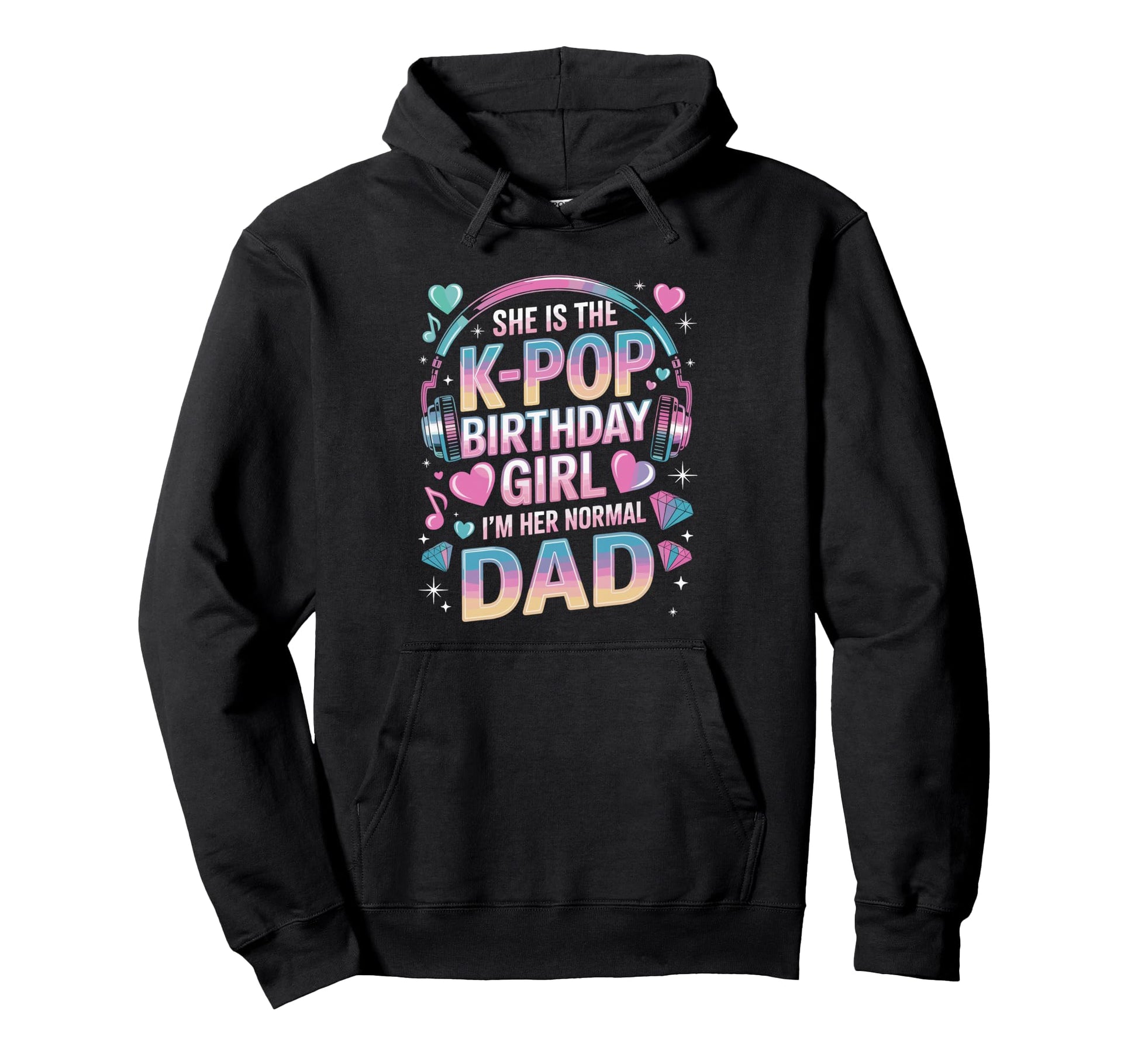 K Pop Birthday Costume Korean Music Dad Hoodie - Novelty Apparel Men Women - T-Shirt, Sweatshirt, Hoodie