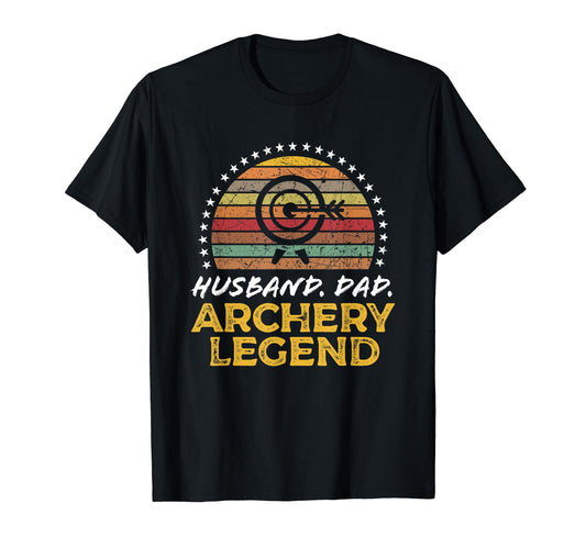 Archery Husband Dad Legend T-Shirt - Unique Graphic for Adults - T-Shirt, Sweatshirt, Hoodie
