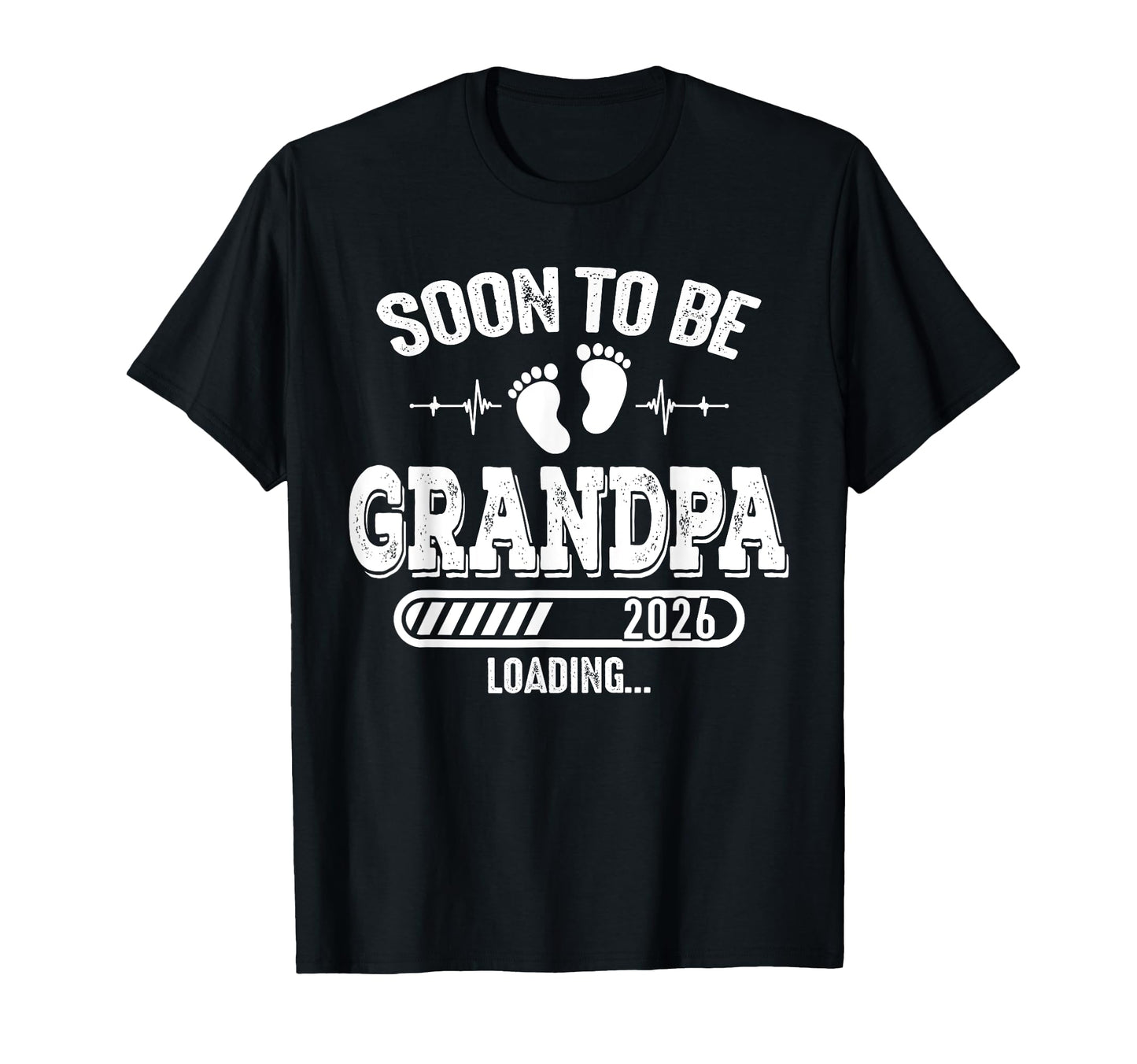 Soon To Be Grandpa 2026 Loading Pregnancy T-Shirt - Unique Graphic Unisex - T-Shirt, Sweatshirt, Hoodie