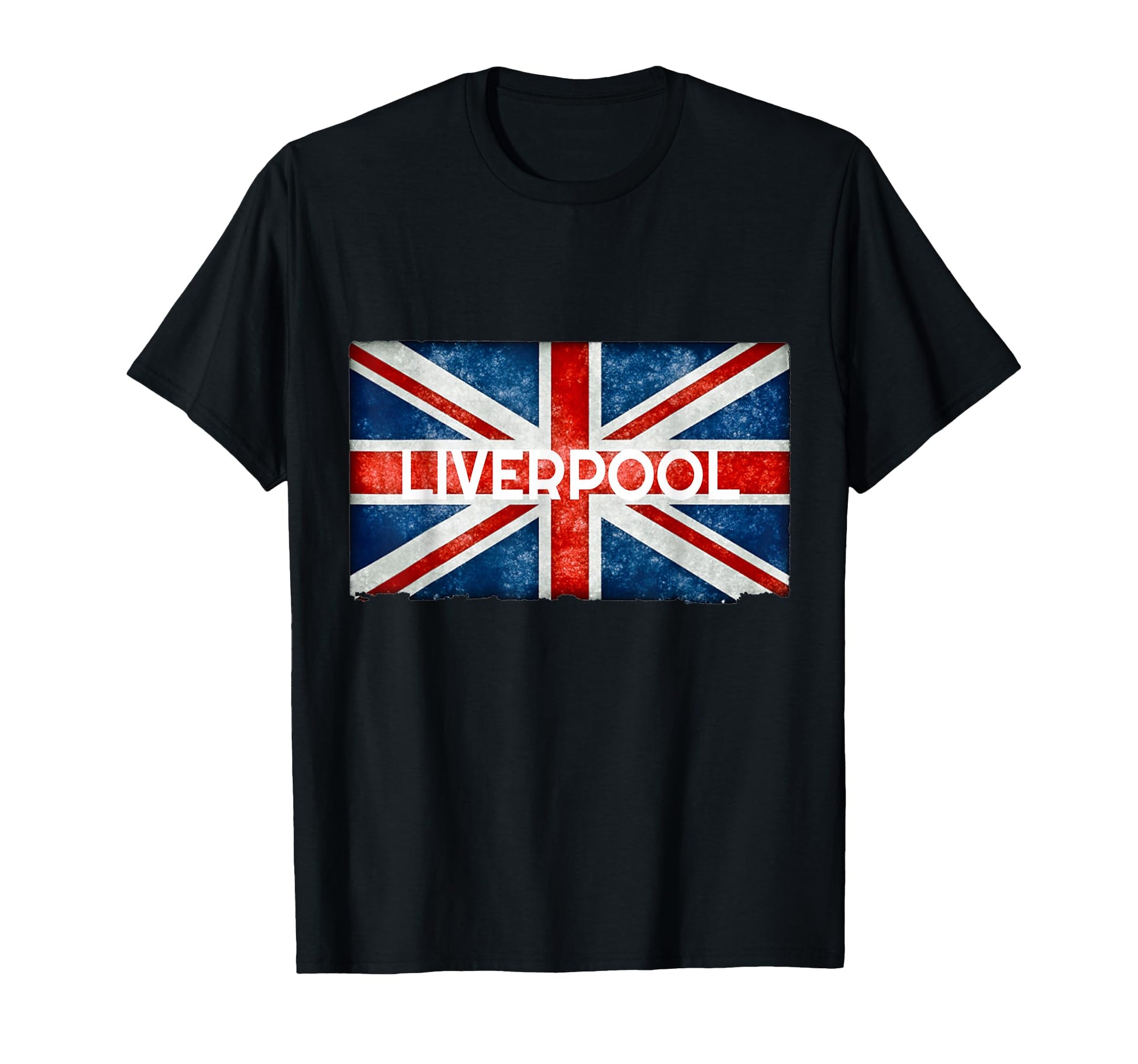 Liverpool England Uk Flag And T-Shirt - Casual Everyday Wear Men Women - T-Shirt, Sweatshirt, Hoodie