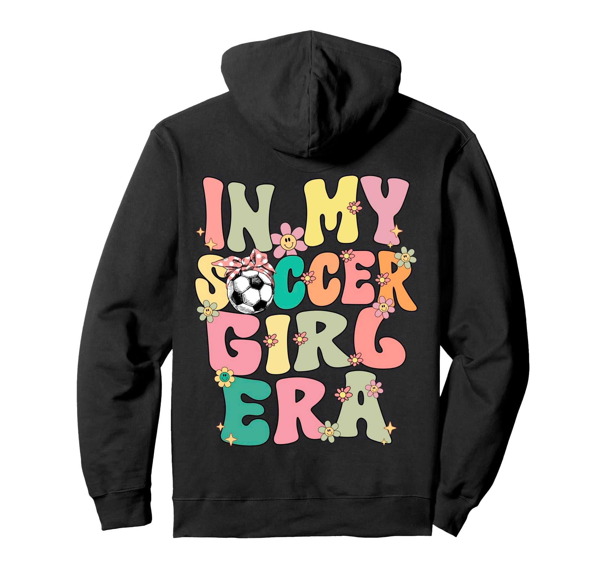 My Soccer Era Groovy Soccer Soccer Hoodie - Casual Everyday Wear for Adults - T-Shirt, Sweatshirt, Hoodie