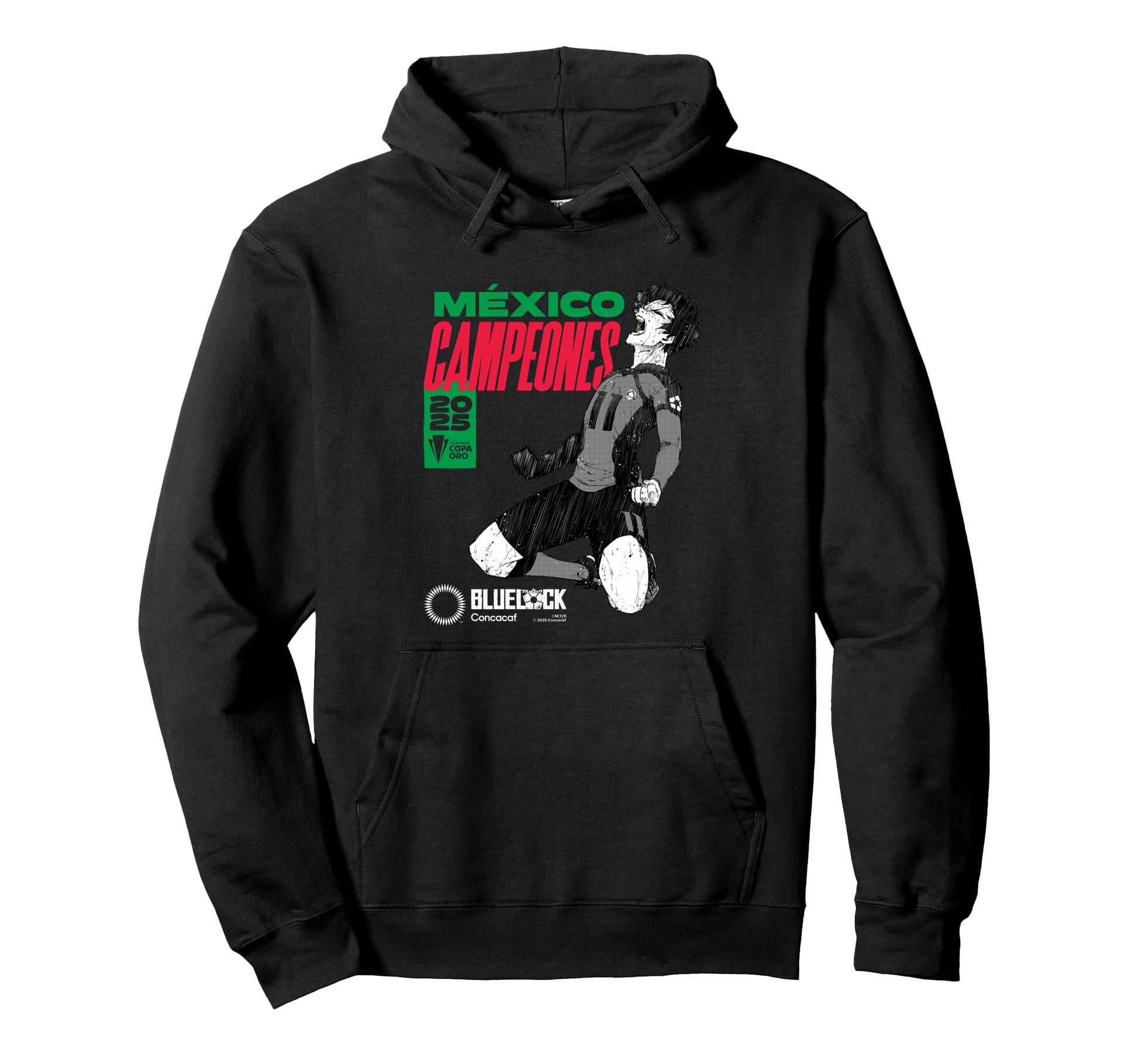 2025 Concacaf Vs Blue Lock Mexico Hoodie - Fun Novelty Design Men Women - T-Shirt, Sweatshirt, Hoodie