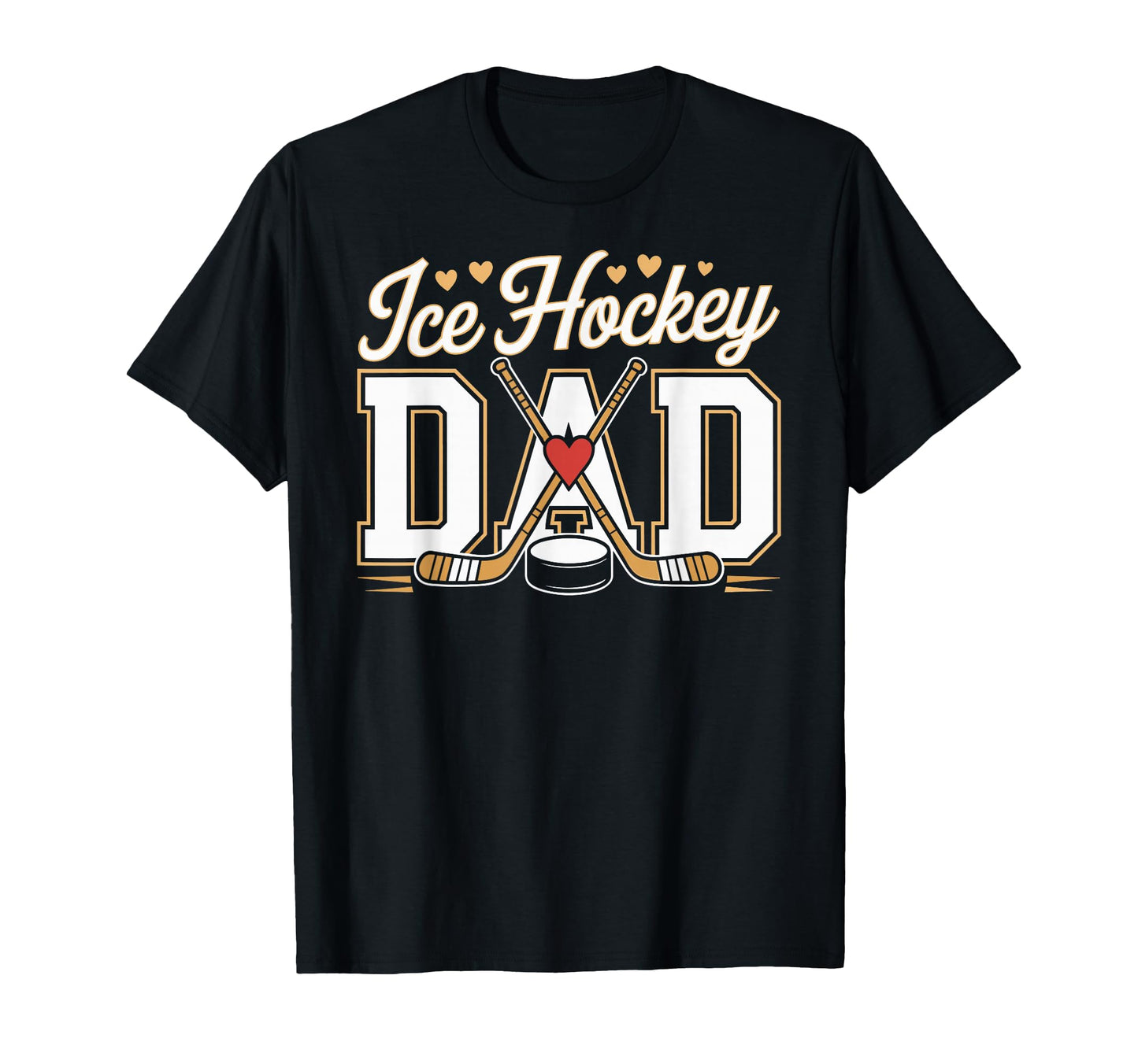 Ice Hockey Dad Fathers Day Sweatshirt - Aesthetic Graphic Unisex - T-Shirt, Sweatshirt, Hoodie